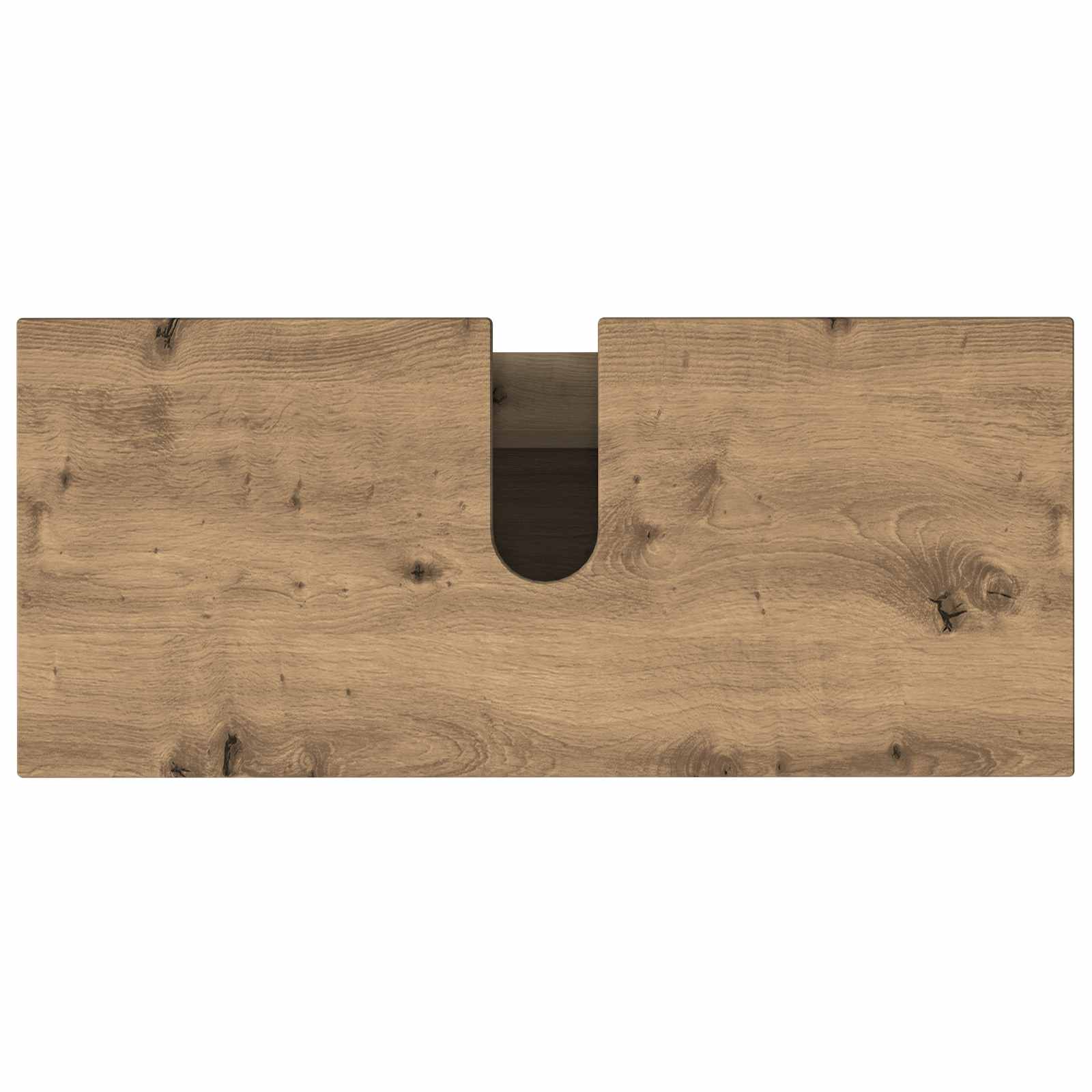 Badkamer Waskom Artisanaal eiken 80 x 35 x 60 cm Bewerkt hout is nu te koop bij PeponiXL, paradijselijk wonen!