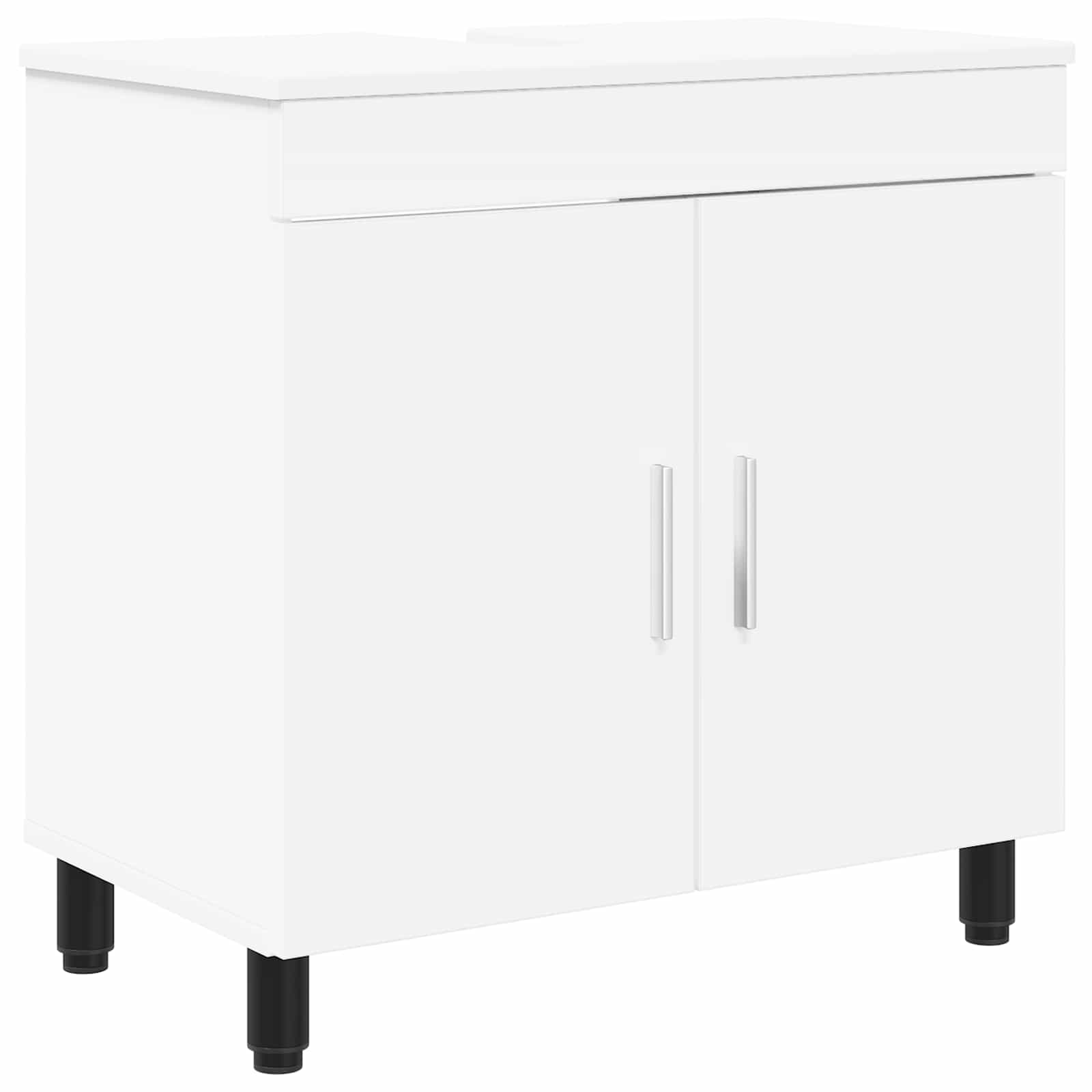Badkamer Waskom Wit 60 x 35 x 60 cm Bewerkt hout is nu te koop bij PeponiXL, paradijselijk wonen!