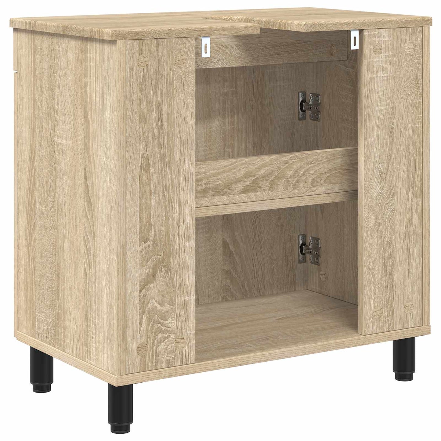 Badkamer Waskom Sonoma Eiken 60 x 35 x 60 cm Bewerkt hout is nu te koop bij PeponiXL, paradijselijk wonen!