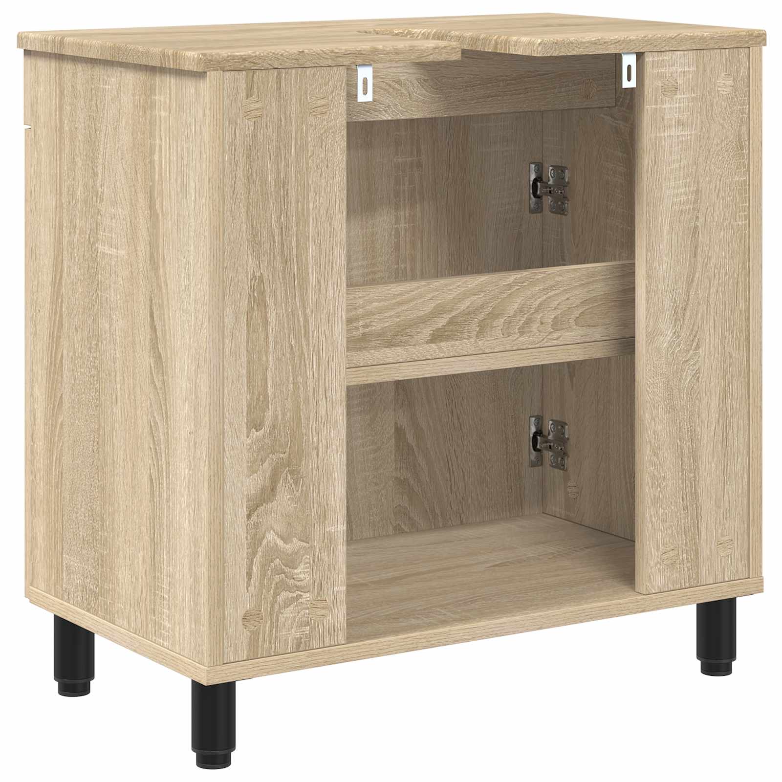 Badkamer Waskom Sonoma Eiken 60 x 35 x 60 cm Bewerkt hout is nu te koop bij PeponiXL, paradijselijk wonen!