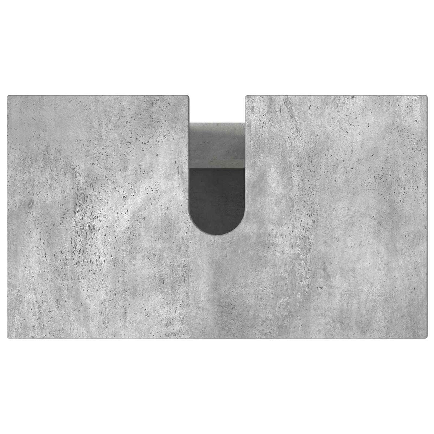 Badkamer Waskom Betongrijs 60 x 35 x 60 cm Bewerkt hout is nu te koop bij PeponiXL, paradijselijk wonen!