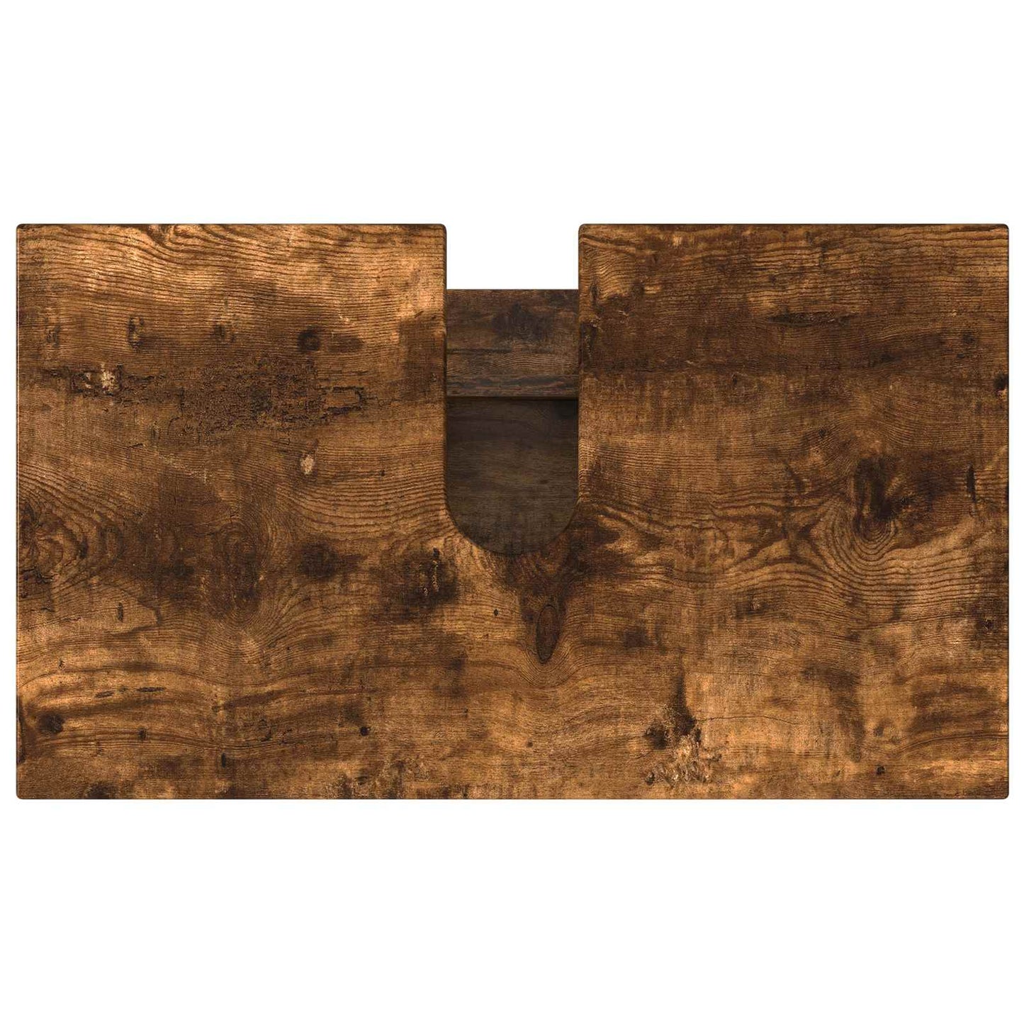 Badkamer Waskom Gerookt eiken 60 x 35 x 60 cm Bewerkt hout is nu te koop bij PeponiXL, paradijselijk wonen!