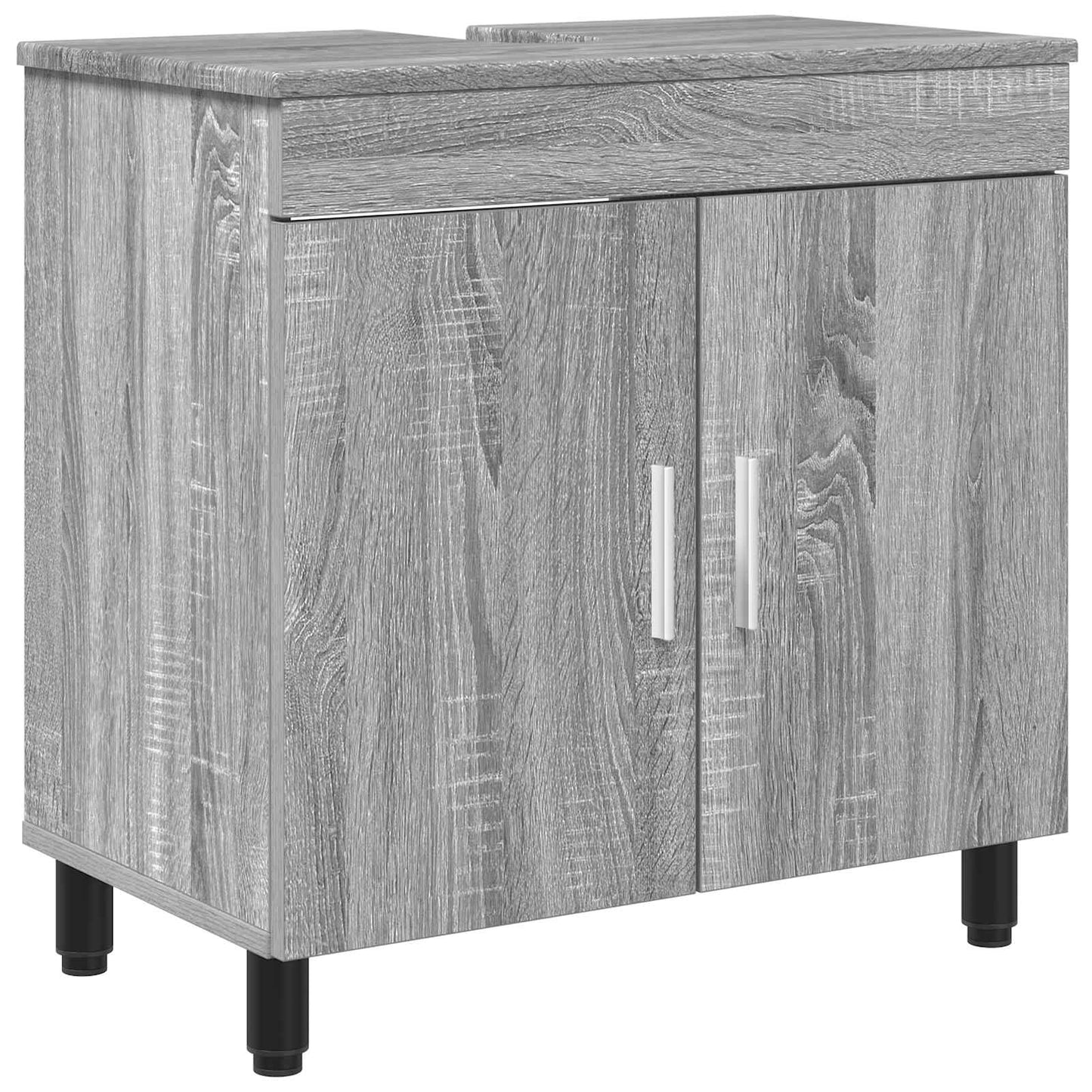 Badkamer Waskom Grijs Sonoma 60 x 35 x 60 cm Bewerkt hout is nu te koop bij PeponiXL, paradijselijk wonen!