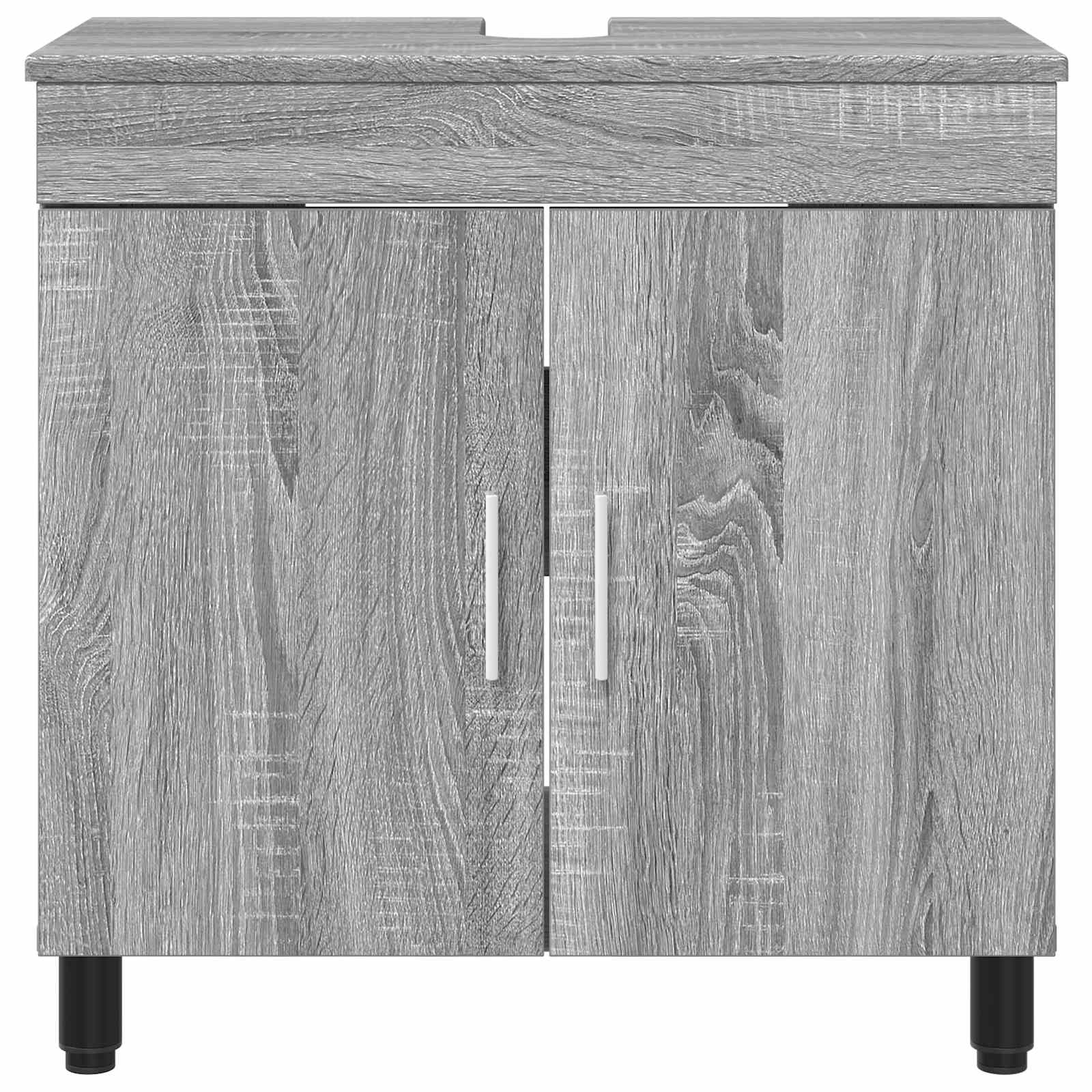 Badkamer Waskom Grijs Sonoma 60 x 35 x 60 cm Bewerkt hout is nu te koop bij PeponiXL, paradijselijk wonen!