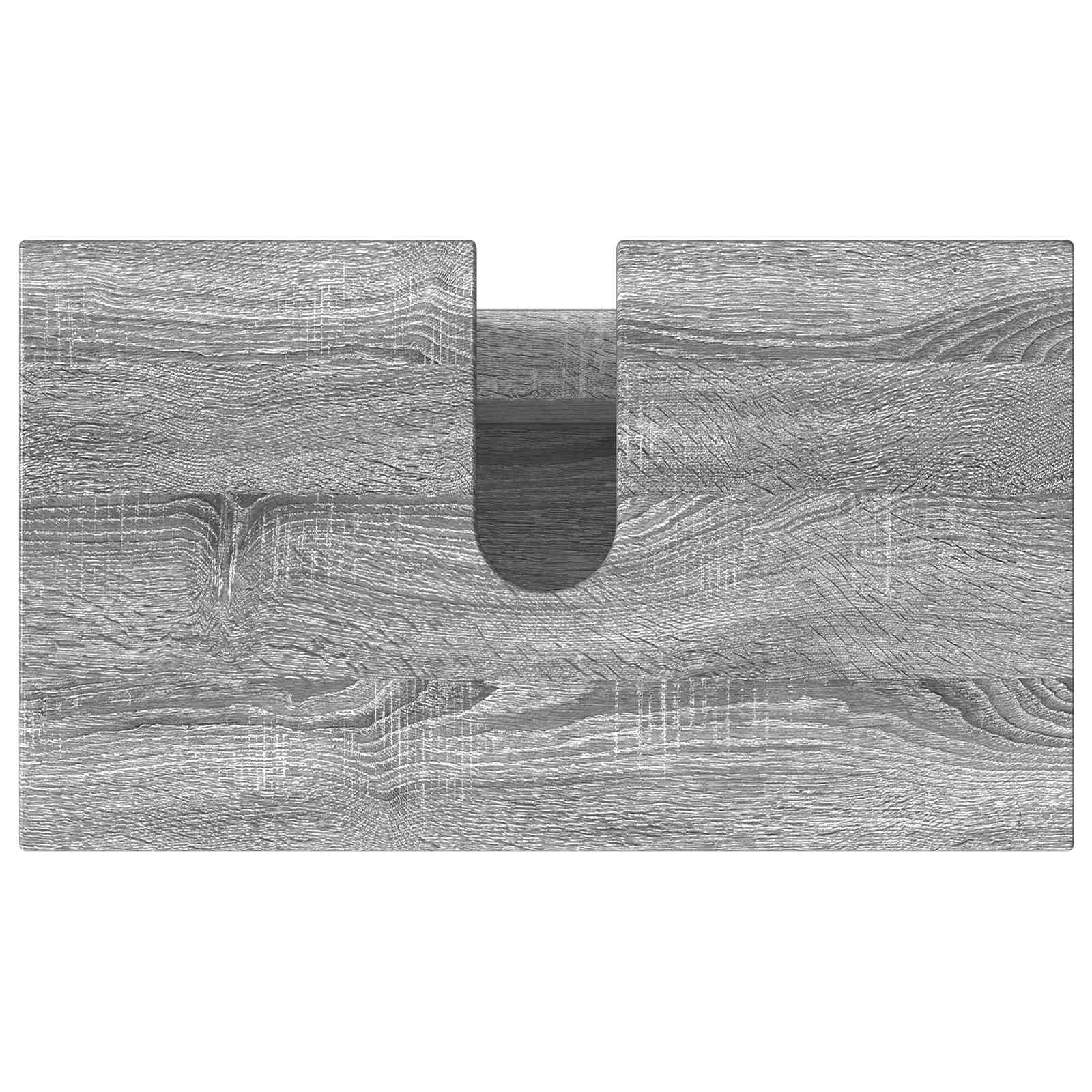 Badkamer Waskom Grijs Sonoma 60 x 35 x 60 cm Bewerkt hout is nu te koop bij PeponiXL, paradijselijk wonen!