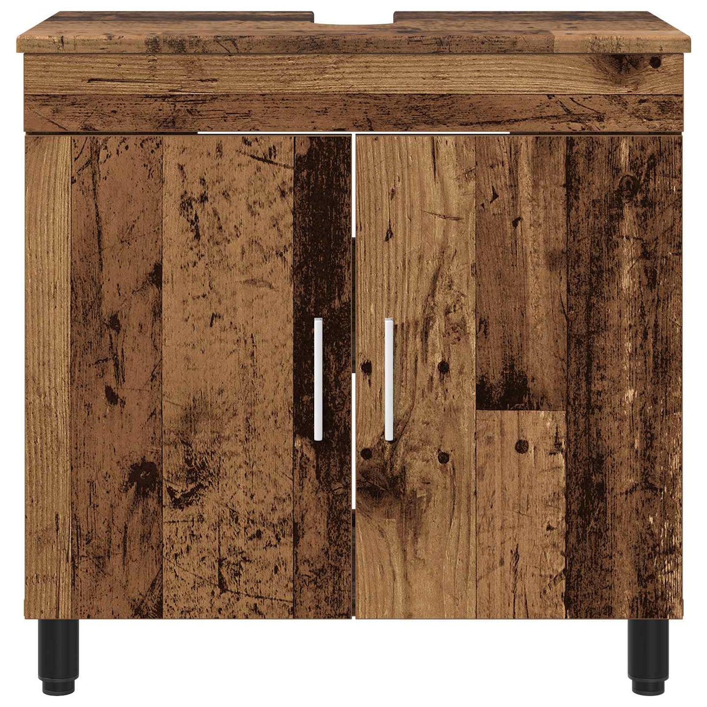Badkamer Waskom Oud hout 60 x 35 x 60 cm Bewerkt hout is nu te koop bij PeponiXL, paradijselijk wonen!