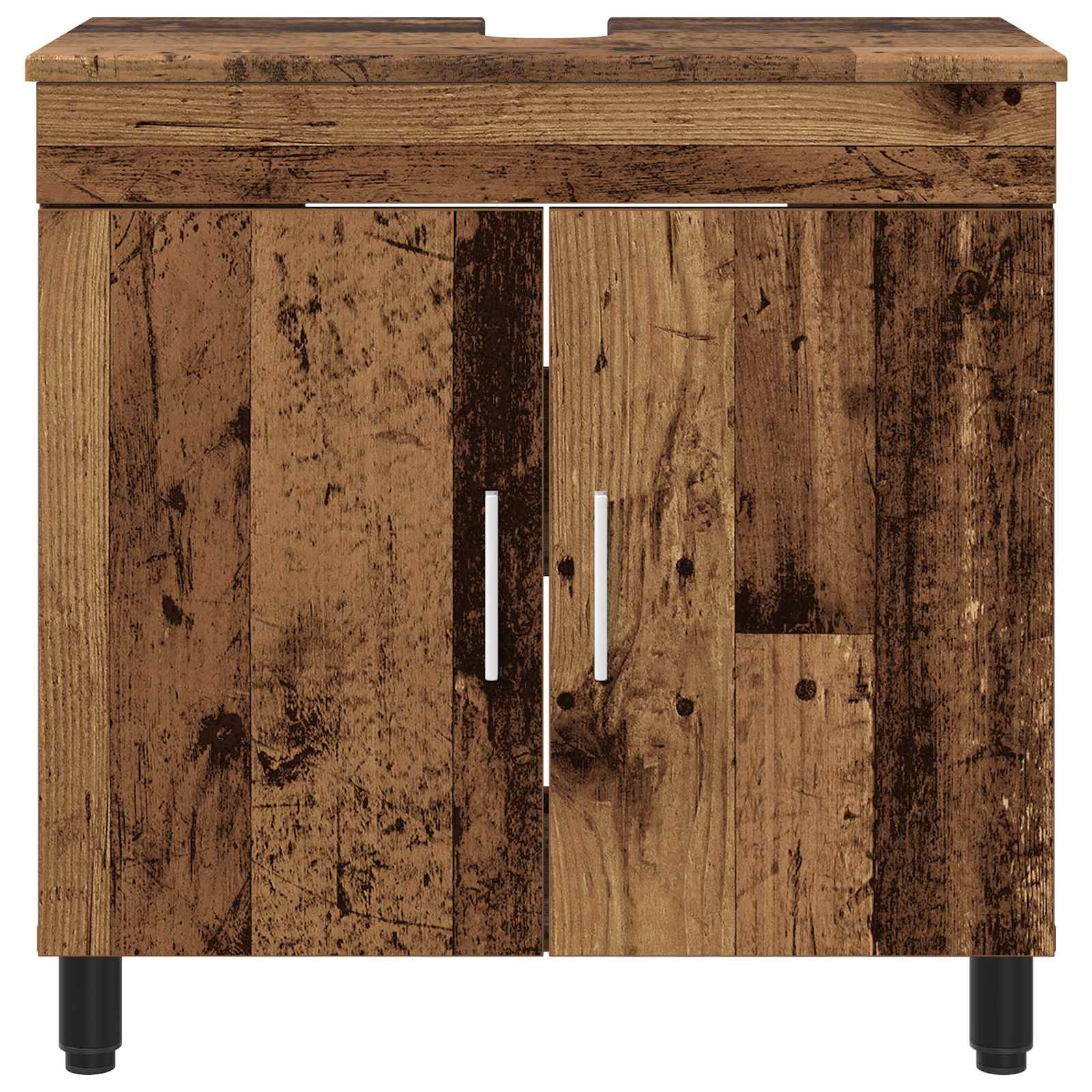 Badkamer Waskom Oud hout 60 x 35 x 60 cm Bewerkt hout is nu te koop bij PeponiXL, paradijselijk wonen!