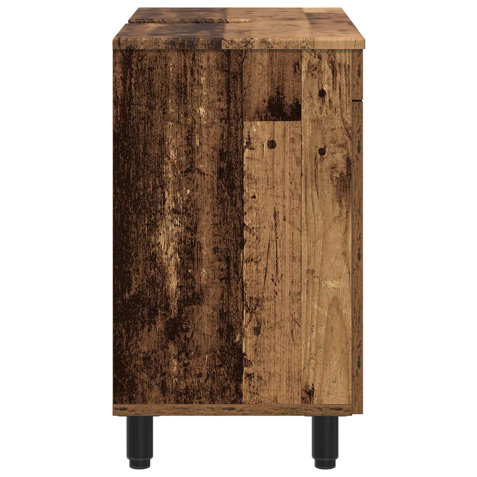 Badkamer Waskom Oud hout 60 x 35 x 60 cm Bewerkt hout is nu te koop bij PeponiXL, paradijselijk wonen!