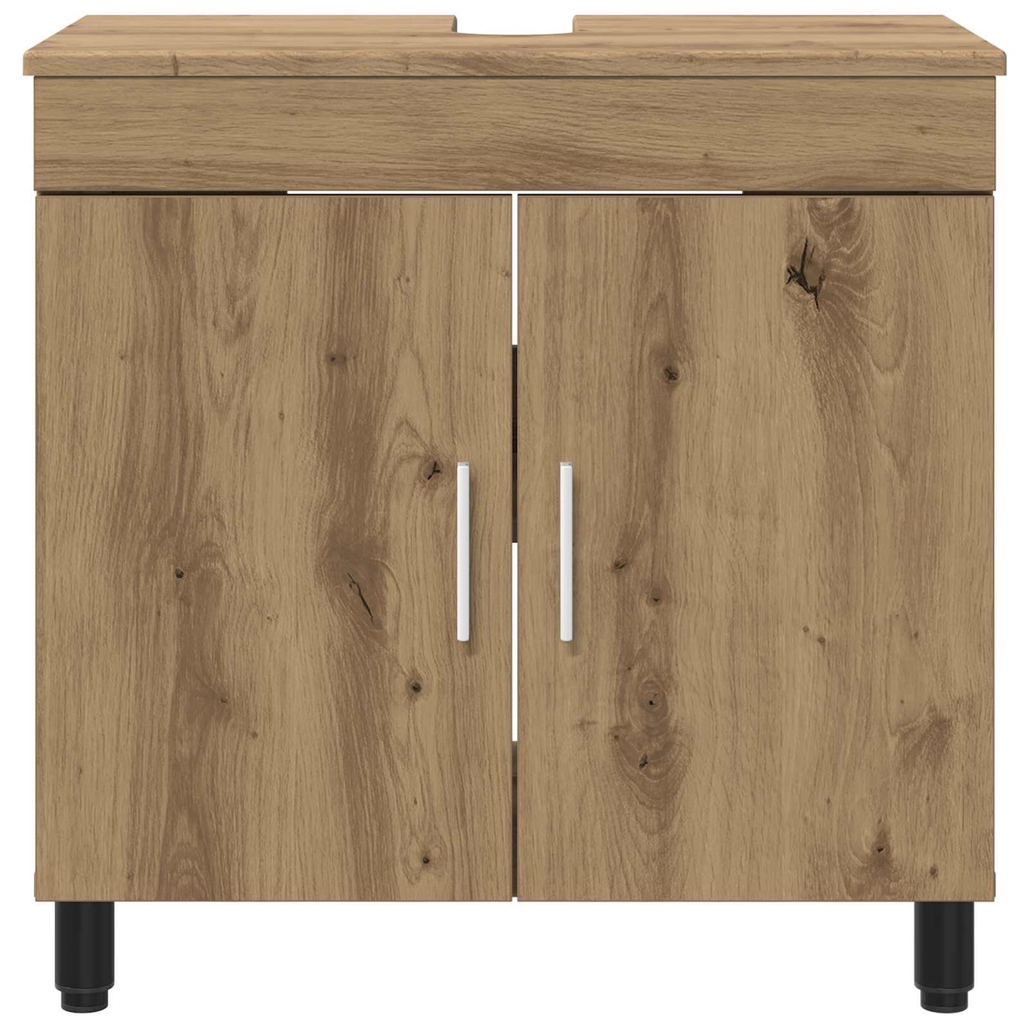 Badkamer Waskom Artisanaal eiken 60 x 35 x 60 cm Bewerkt hout is nu te koop bij PeponiXL, paradijselijk wonen!