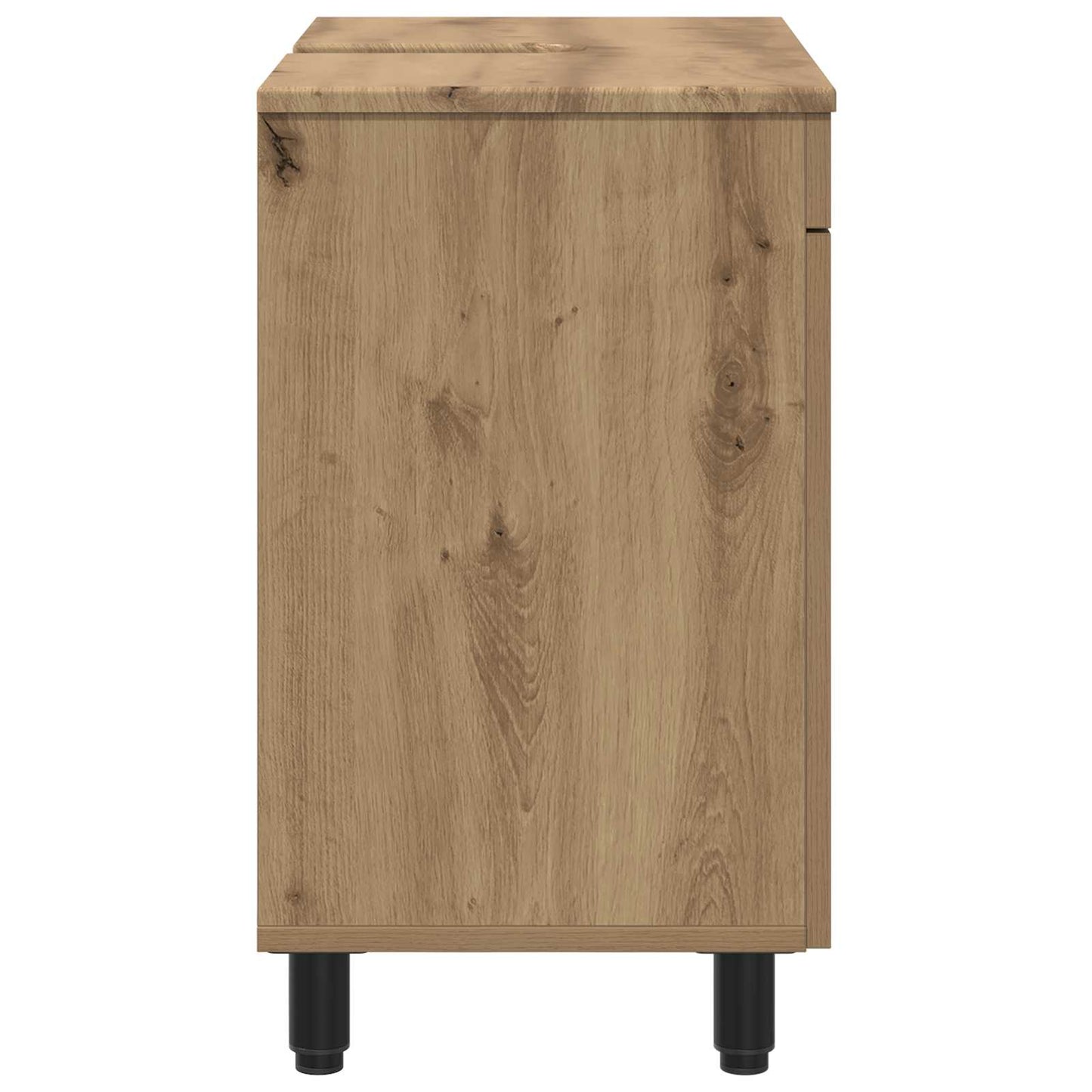 Badkamer Waskom Artisanaal eiken 60 x 35 x 60 cm Bewerkt hout is nu te koop bij PeponiXL, paradijselijk wonen!