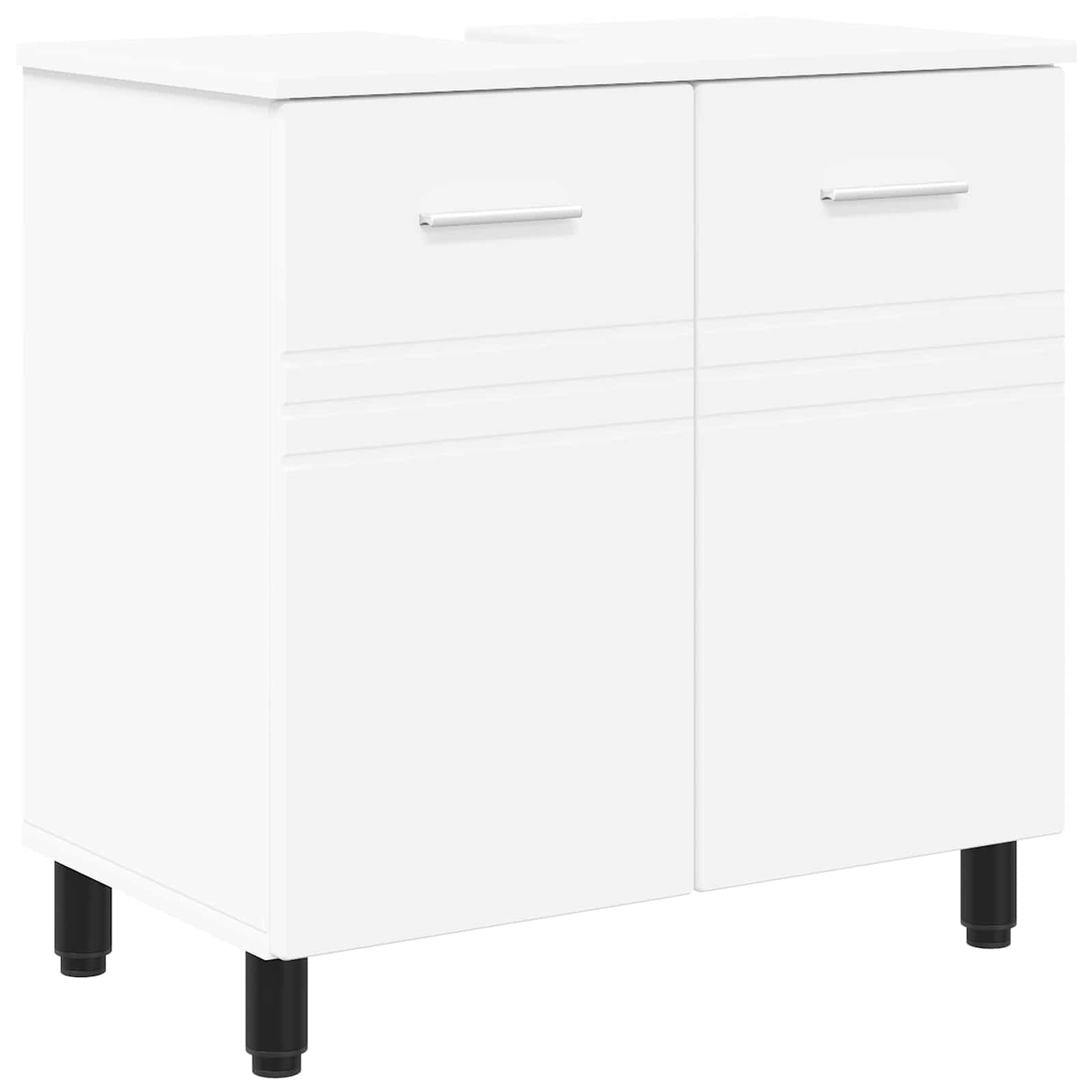 Badkamer Waskom Wit 60 x 35 x 60 cm Bewerkt hout is nu te koop bij PeponiXL, paradijselijk wonen!