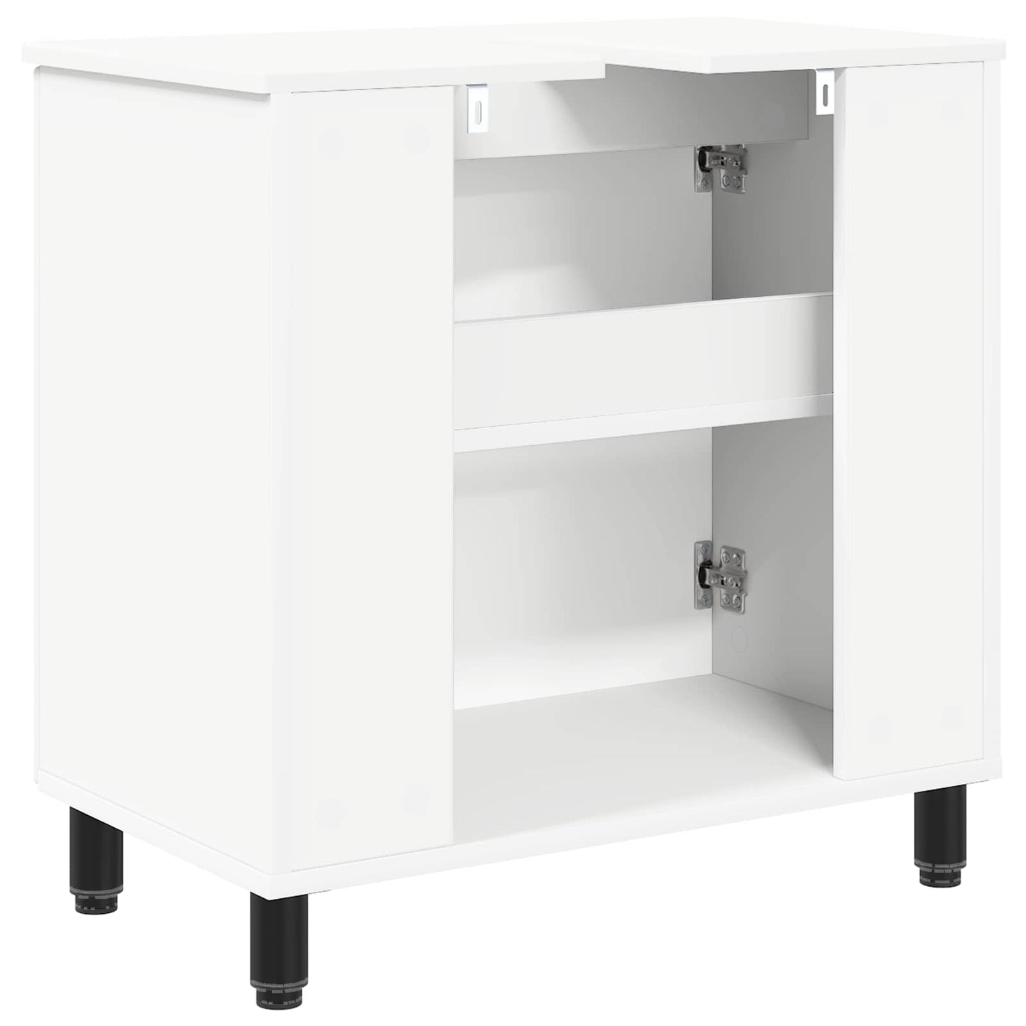 Badkamer Waskom Wit 60 x 35 x 60 cm Bewerkt hout is nu te koop bij PeponiXL, paradijselijk wonen!