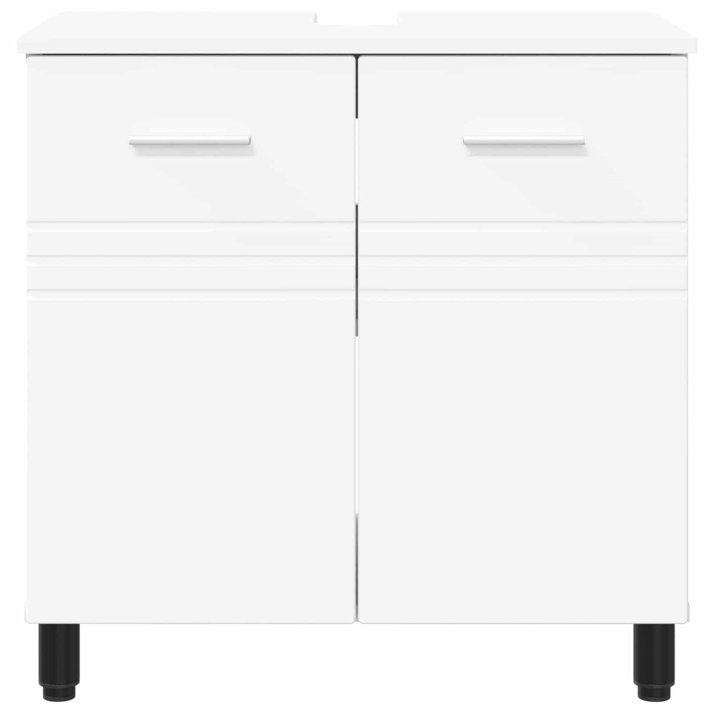 Badkamer Waskom Wit 60 x 35 x 60 cm Bewerkt hout is nu te koop bij PeponiXL, paradijselijk wonen!