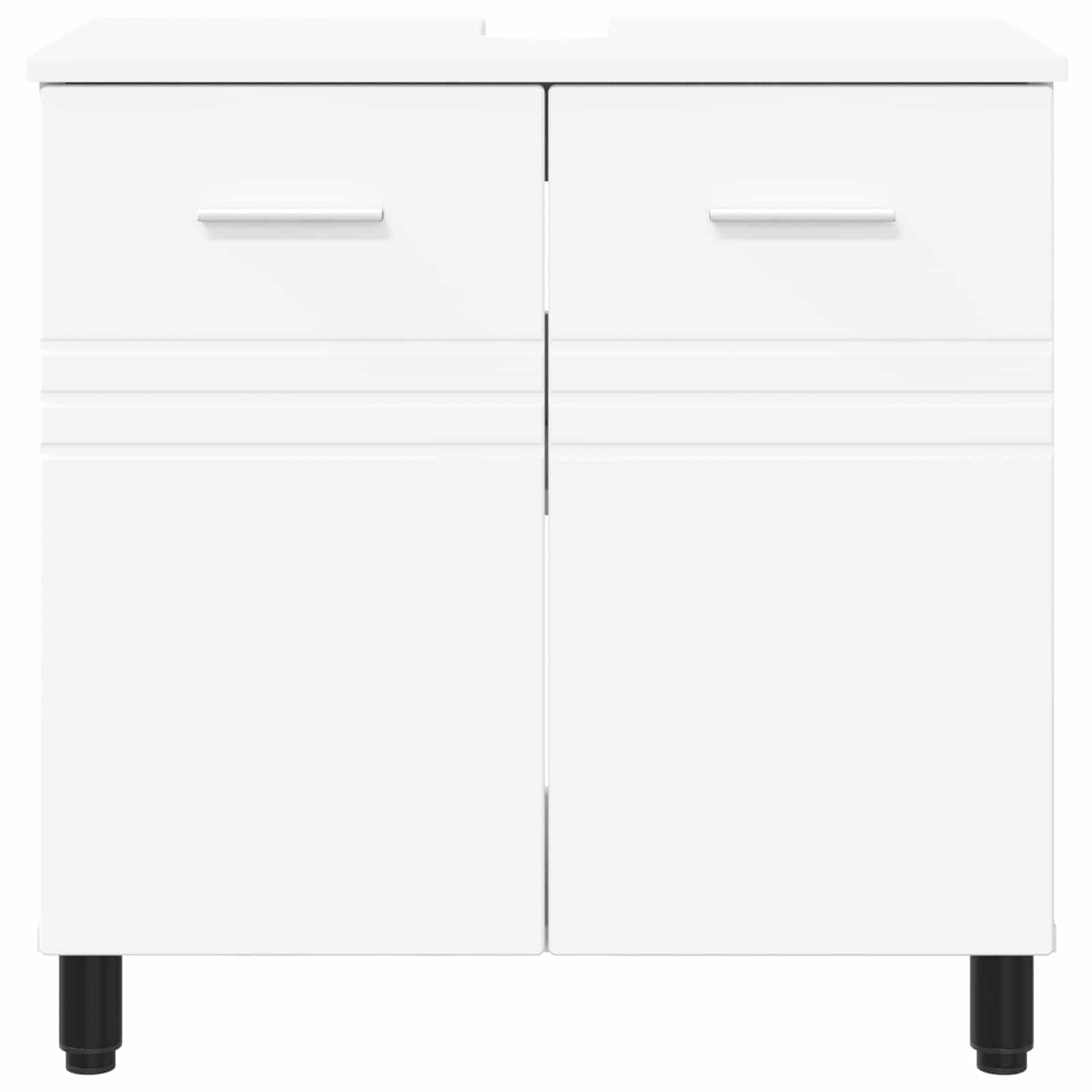 Badkamer Waskom Wit 60 x 35 x 60 cm Bewerkt hout is nu te koop bij PeponiXL, paradijselijk wonen!