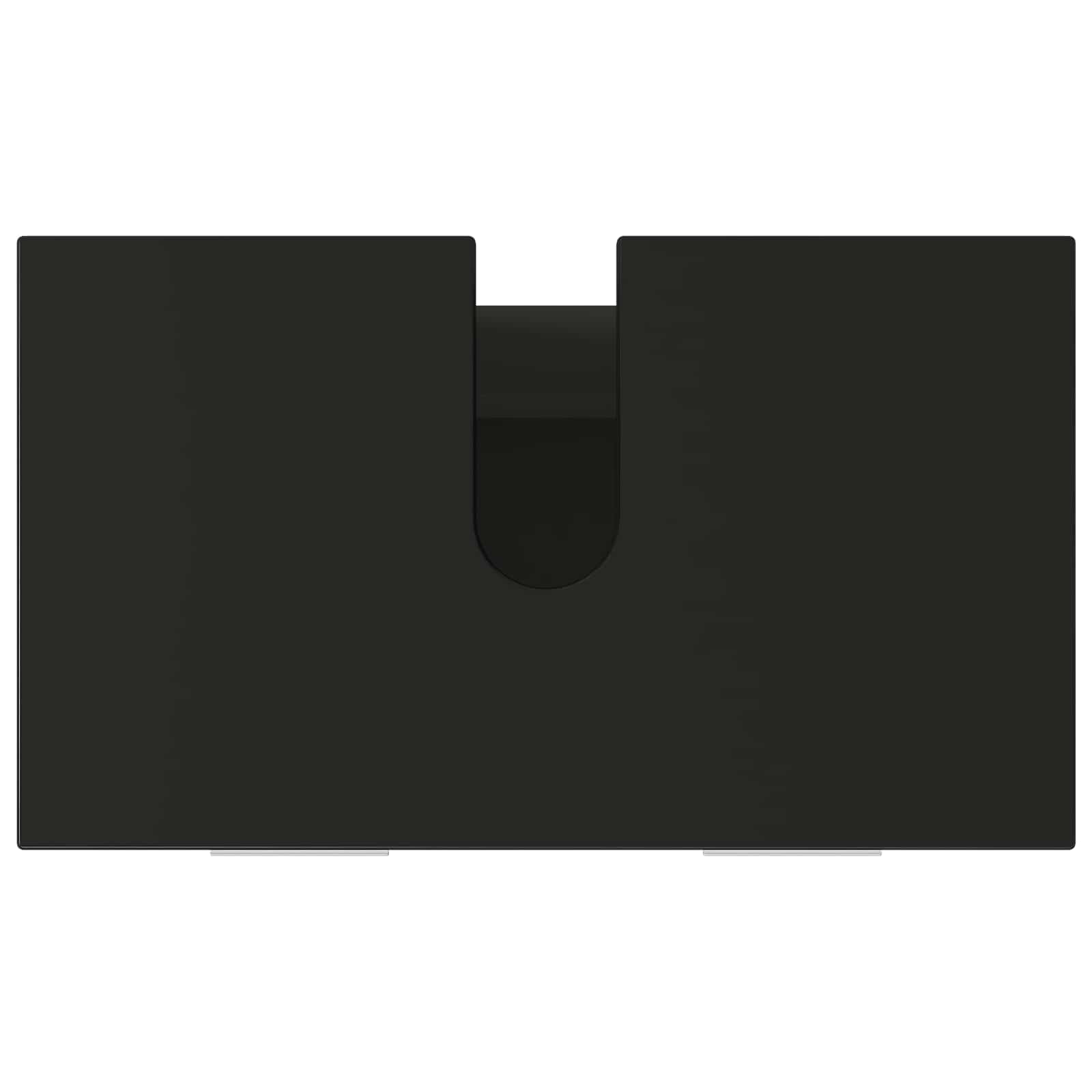 Badkamer Waskom Zwart 60 x 35 x 60 cm Bewerkt hout is nu te koop bij PeponiXL, paradijselijk wonen!