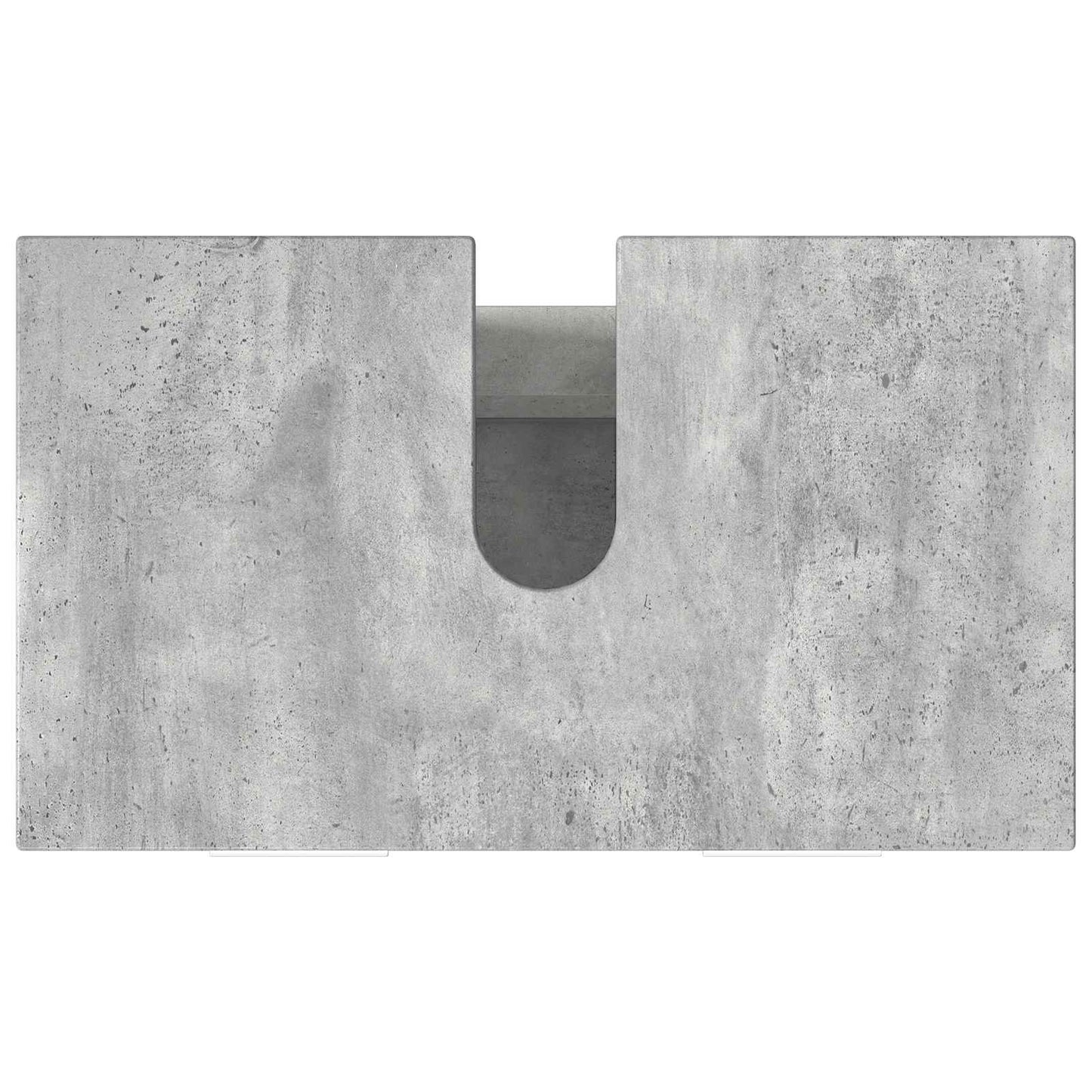 Badkamer Waskom Betongrijs 60 x 35 x 60 cm Bewerkt hout is nu te koop bij PeponiXL, paradijselijk wonen!