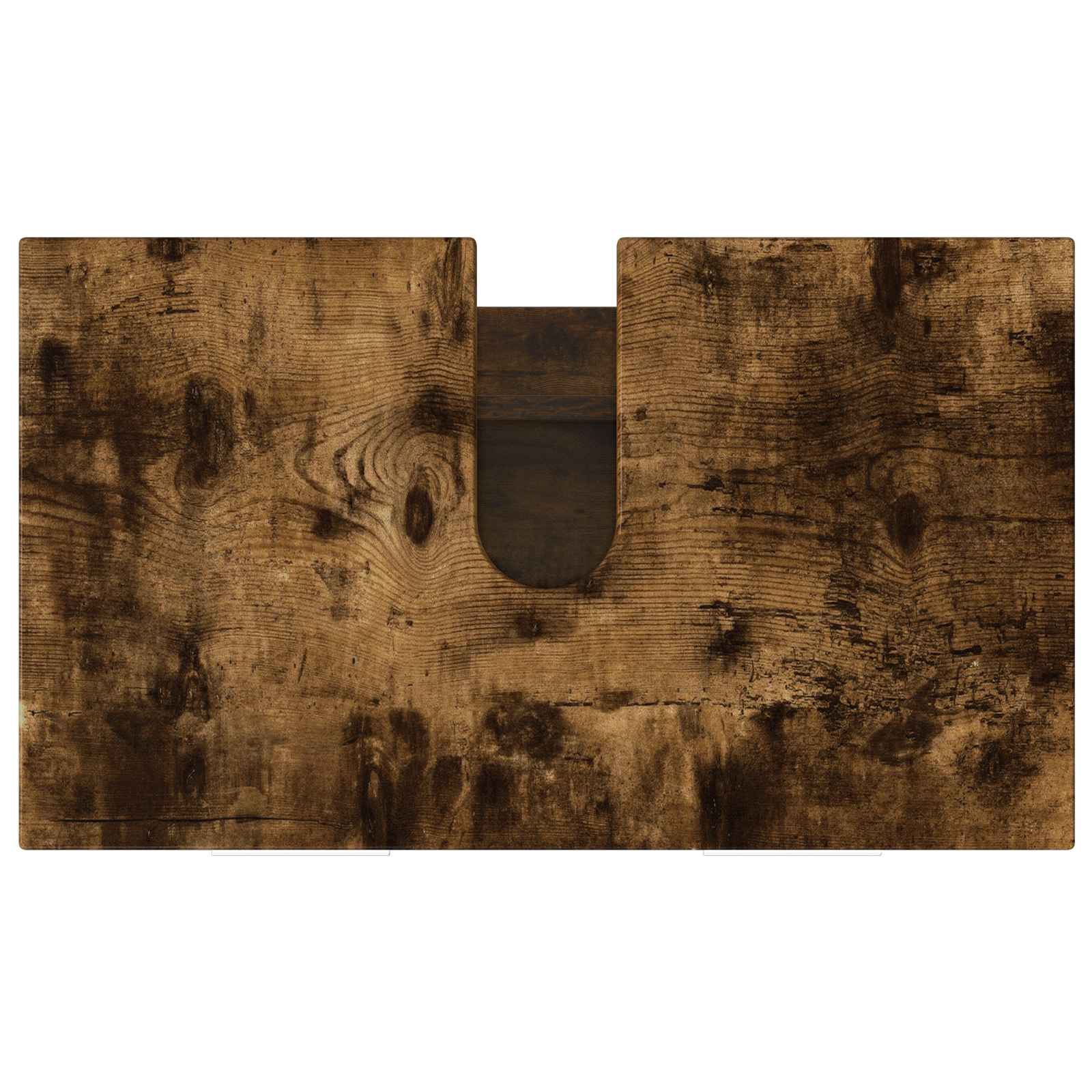 Badkamer Waskom Gerookt eiken 60 x 35 x 60 cm Bewerkt hout is nu te koop bij PeponiXL, paradijselijk wonen!