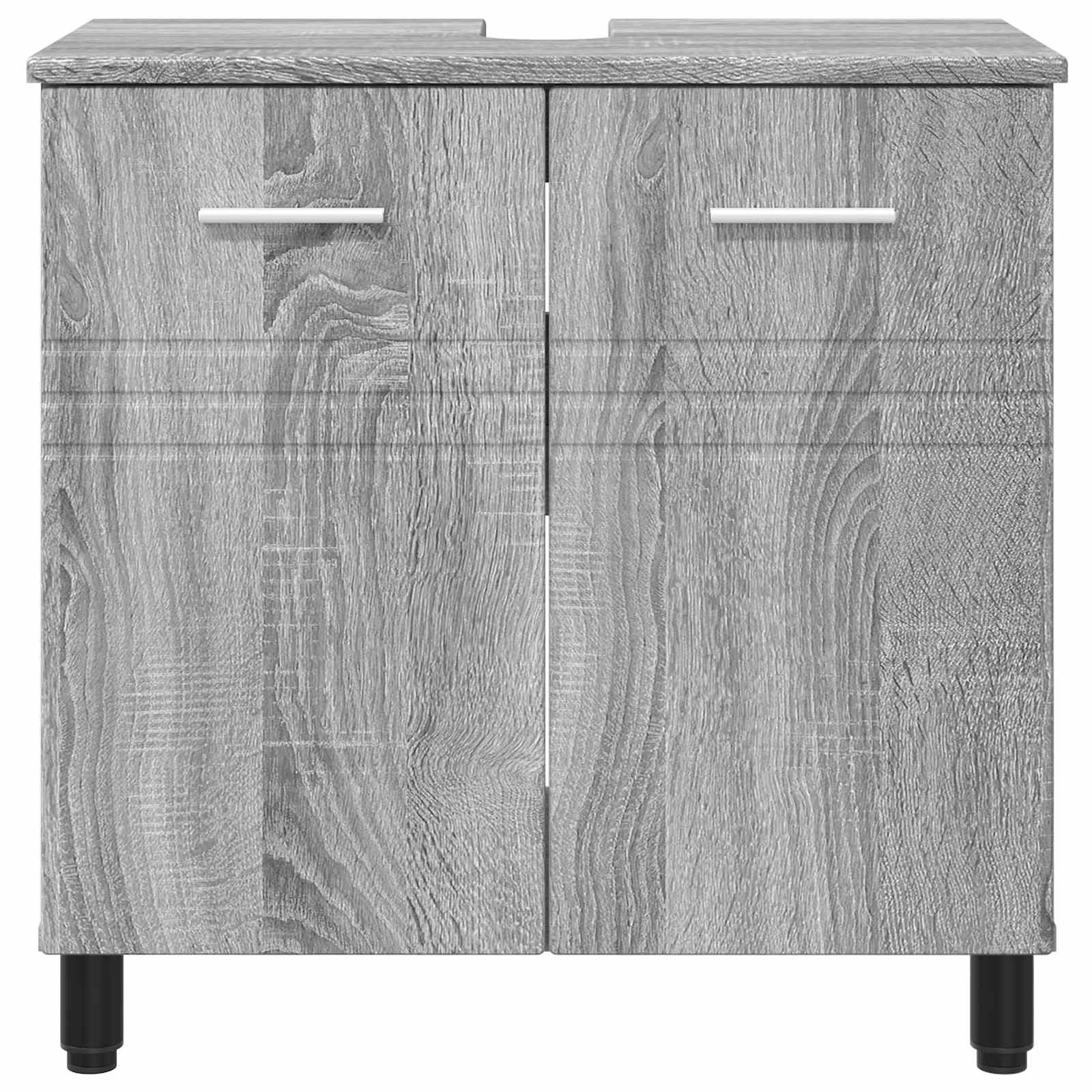 Badkamer Waskom Grijs Sonoma 60 x 35 x 60 cm Bewerkt hout is nu te koop bij PeponiXL, paradijselijk wonen!