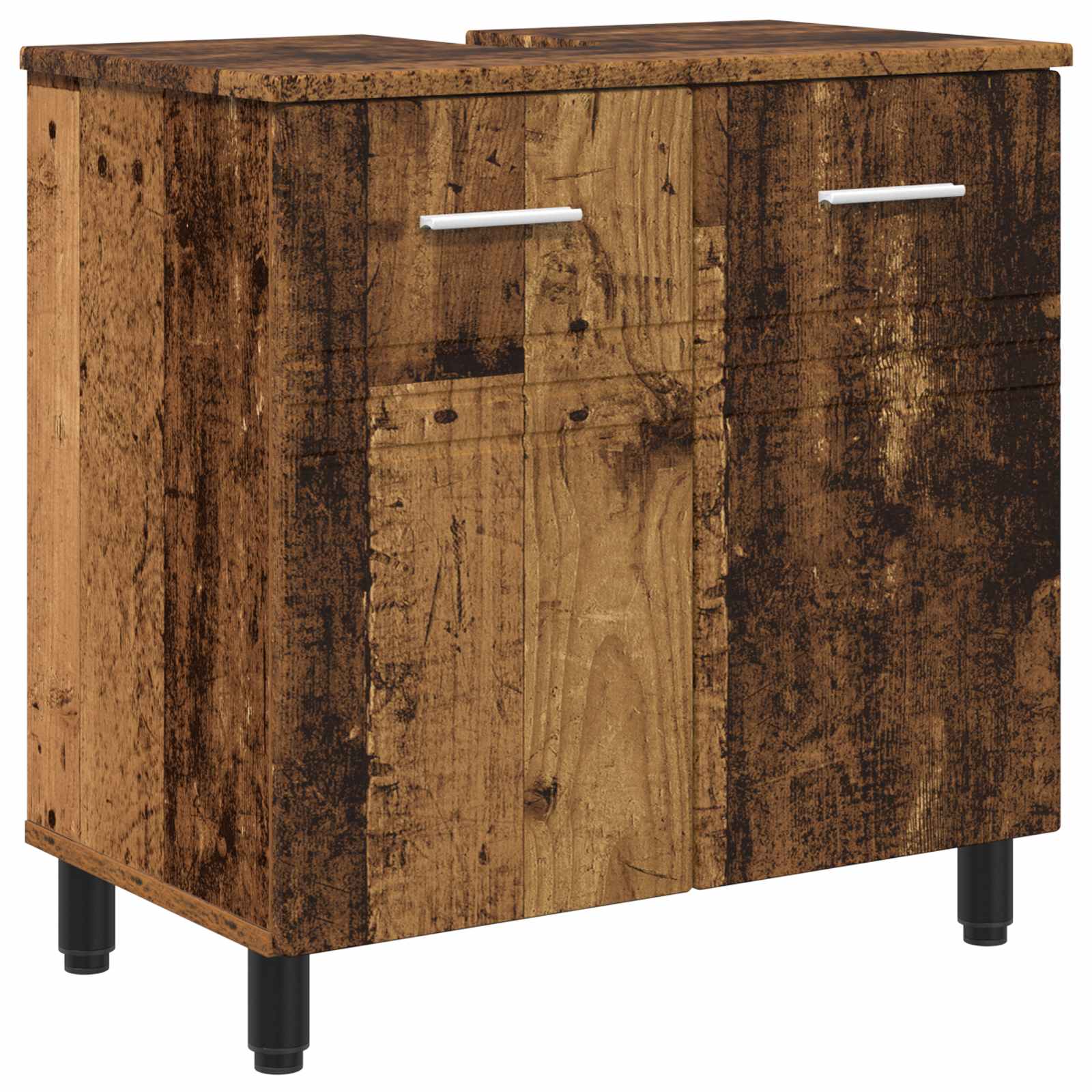 Badkamer Waskom Oud hout 60 x 35 x 60 cm Bewerkt hout is nu te koop bij PeponiXL, paradijselijk wonen!