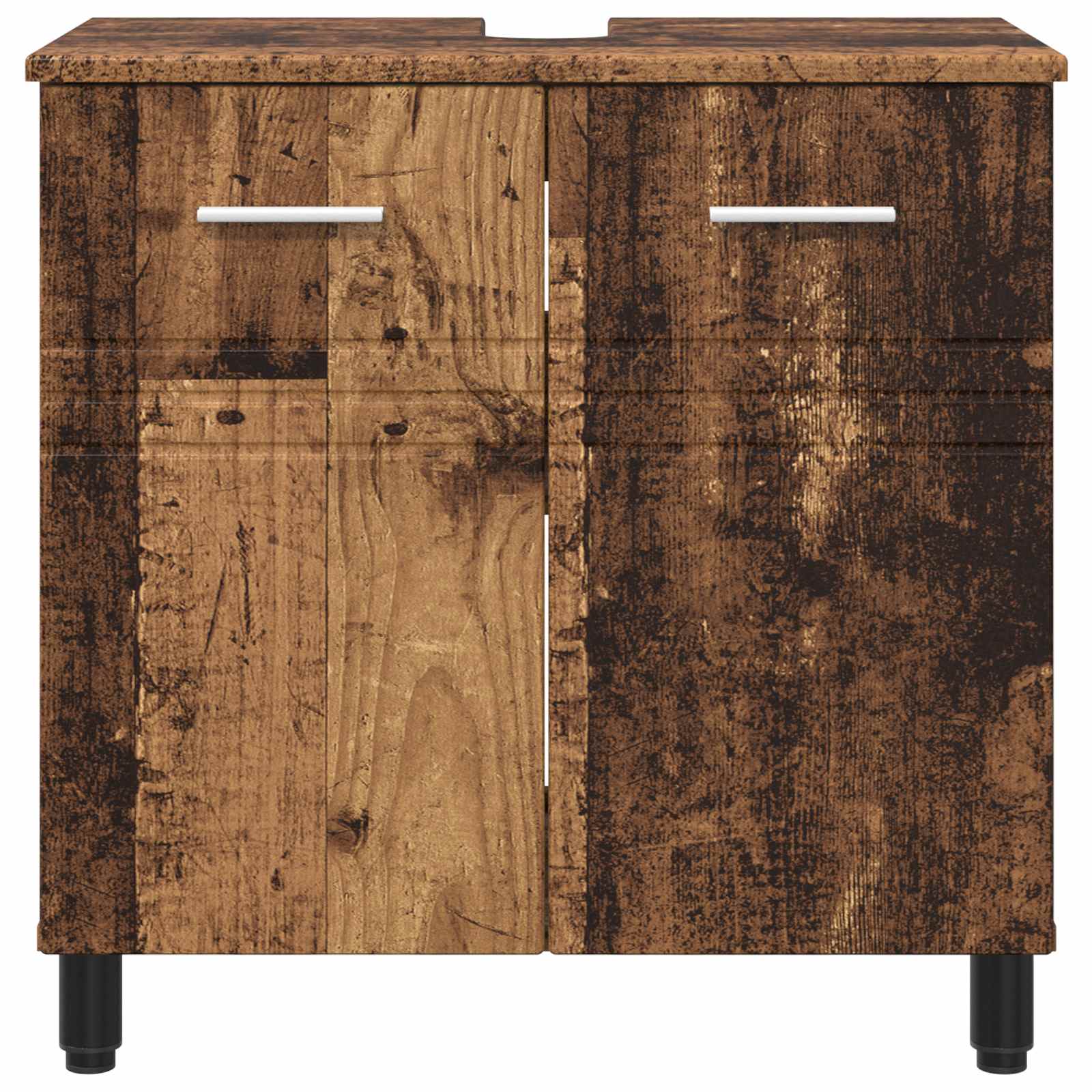 Badkamer Waskom Oud hout 60 x 35 x 60 cm Bewerkt hout is nu te koop bij PeponiXL, paradijselijk wonen!