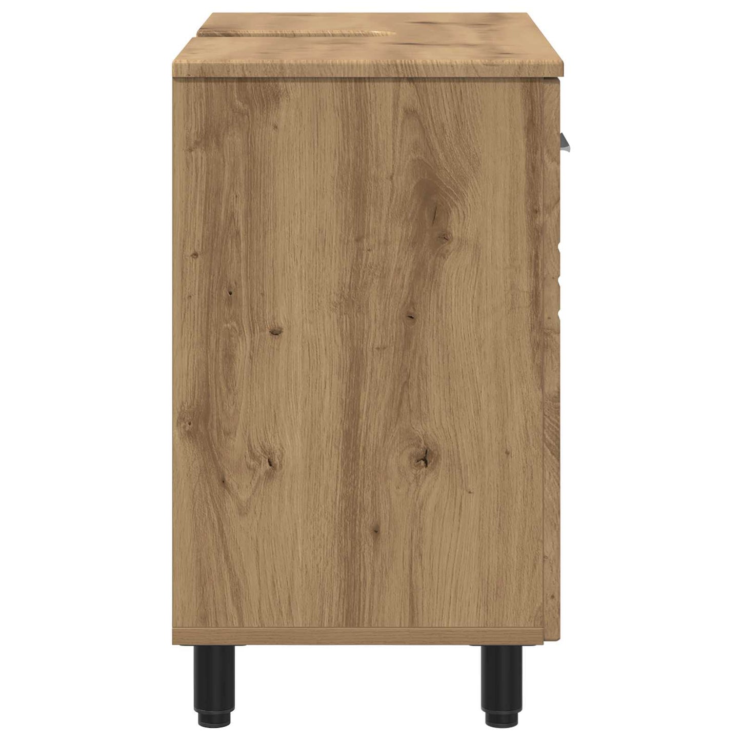 Badkamer Waskom Artisanaal eiken 60 x 35 x 60 cm Bewerkt hout is nu te koop bij PeponiXL, paradijselijk wonen!