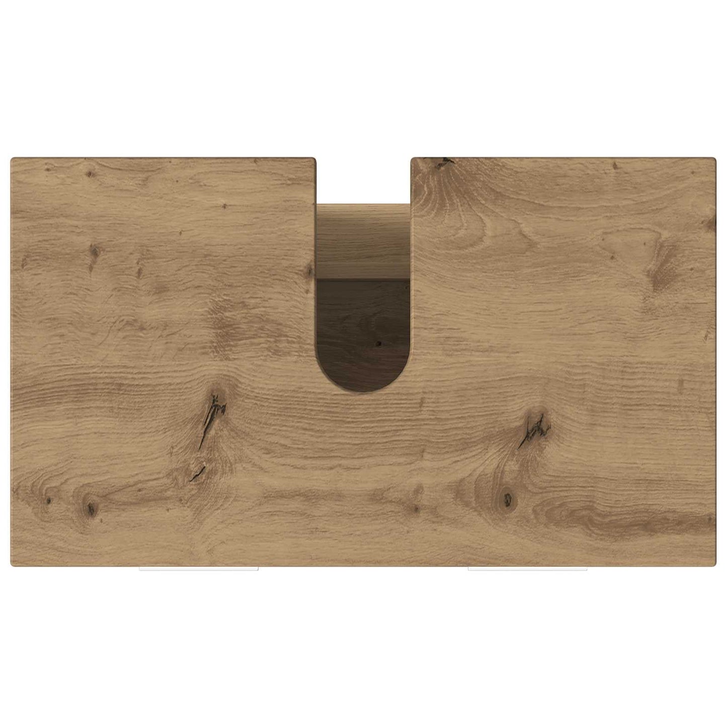 Badkamer Waskom Artisanaal eiken 60 x 35 x 60 cm Bewerkt hout is nu te koop bij PeponiXL, paradijselijk wonen!