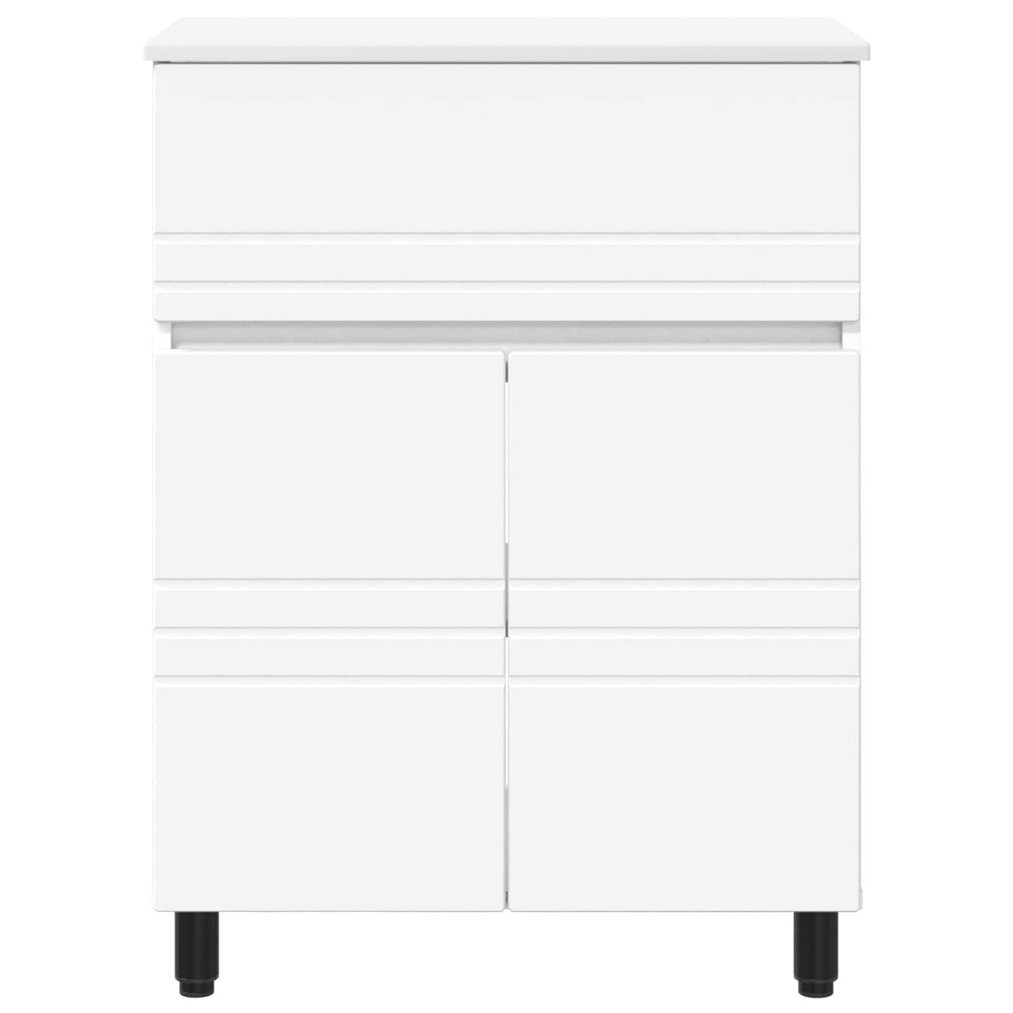 Badkamer Waskom Wit 60 x 35 x 80 cm Bewerkt hout is nu te koop bij PeponiXL, paradijselijk wonen!