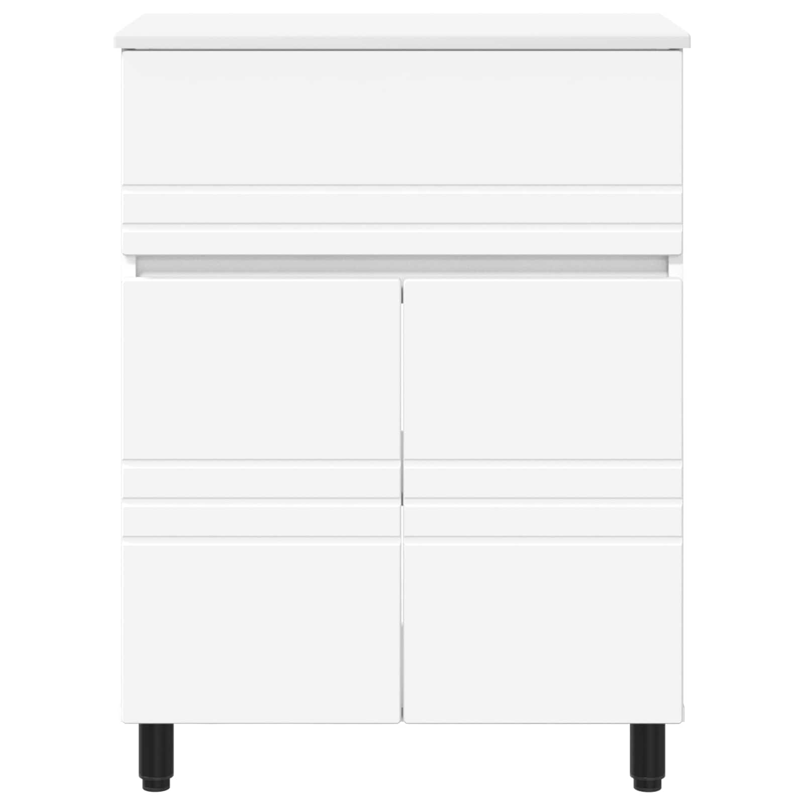 Badkamer Waskom Wit 60 x 35 x 80 cm Bewerkt hout is nu te koop bij PeponiXL, paradijselijk wonen!