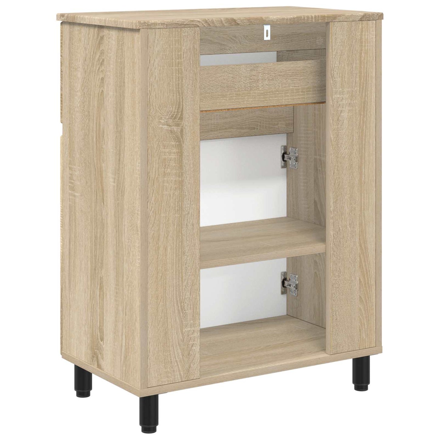 Badkamer Waskom Sonoma Eiken 60 x 35 x 80 cm Bewerkt hout is nu te koop bij PeponiXL, paradijselijk wonen!