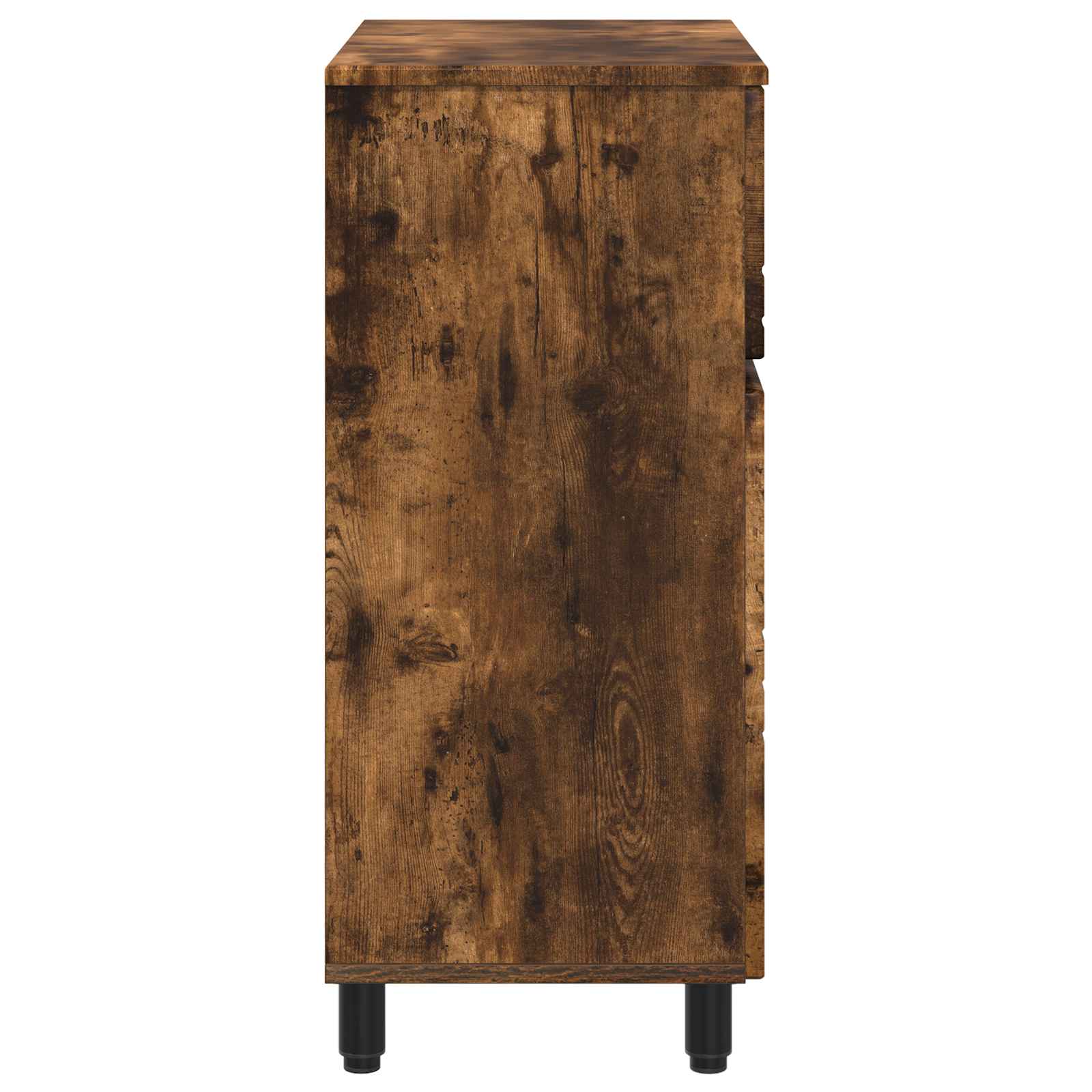 Badkamer Waskom Gerookt eiken 60 x 35 x 80 cm Bewerkt hout is nu te koop bij PeponiXL, paradijselijk wonen!