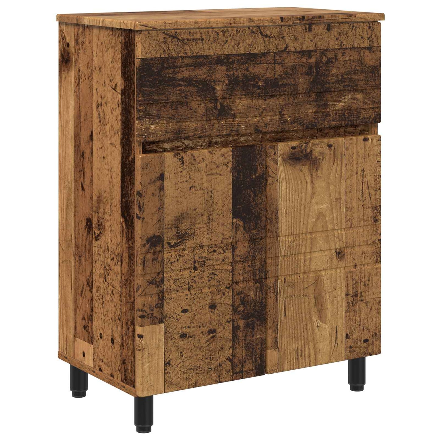 Badkamer Waskom Oud hout 60 x 35 x 80 cm Bewerkt hout is nu te koop bij PeponiXL, paradijselijk wonen!