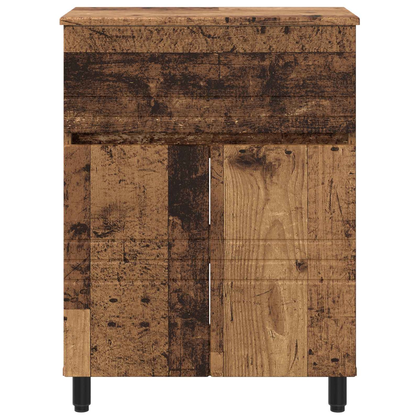 Badkamer Waskom Oud hout 60 x 35 x 80 cm Bewerkt hout is nu te koop bij PeponiXL, paradijselijk wonen!