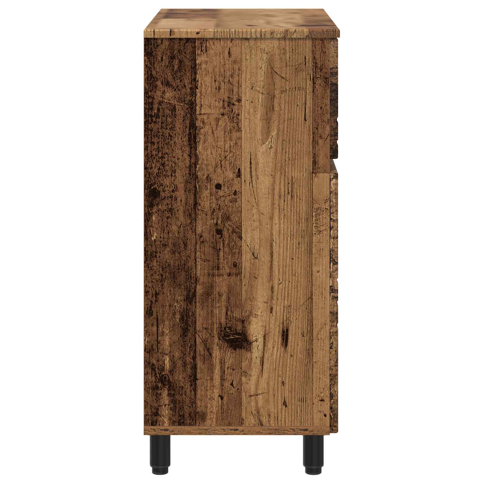 Badkamer Waskom Oud hout 60 x 35 x 80 cm Bewerkt hout is nu te koop bij PeponiXL, paradijselijk wonen!