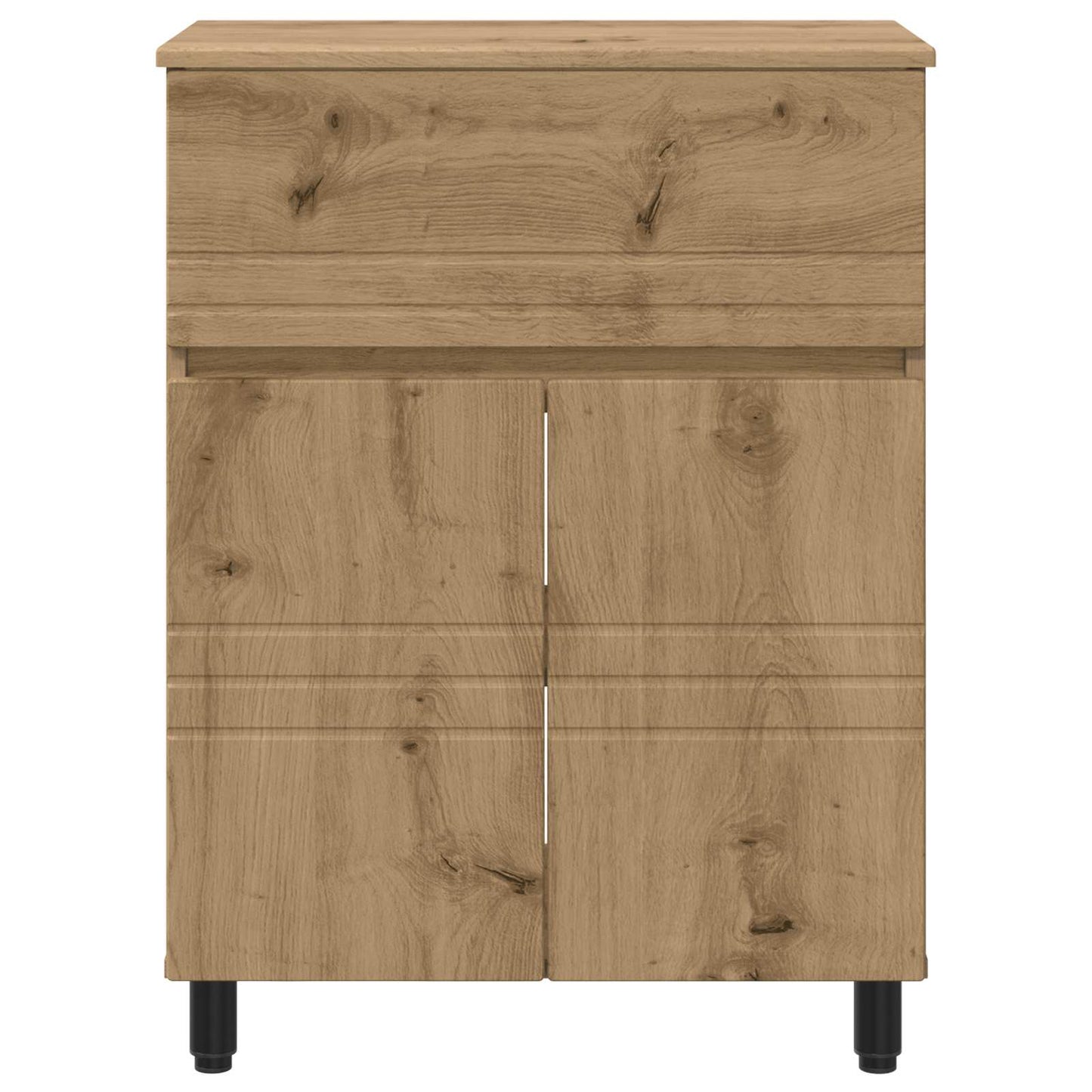 Badkamer Waskom Artisanaal eiken 60 x 35 x 80 cm Bewerkt hout is nu te koop bij PeponiXL, paradijselijk wonen!