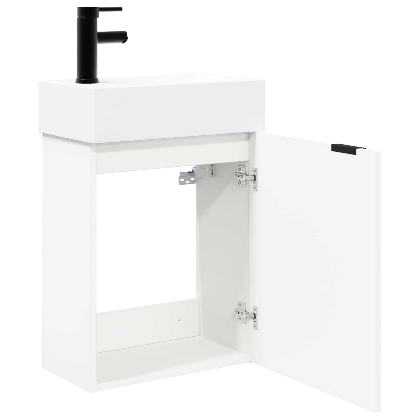 Badkamermeubel met kraan Wit 45,5 x 22,5 x 84 cm is nu te koop bij PeponiXL, paradijselijk wonen!