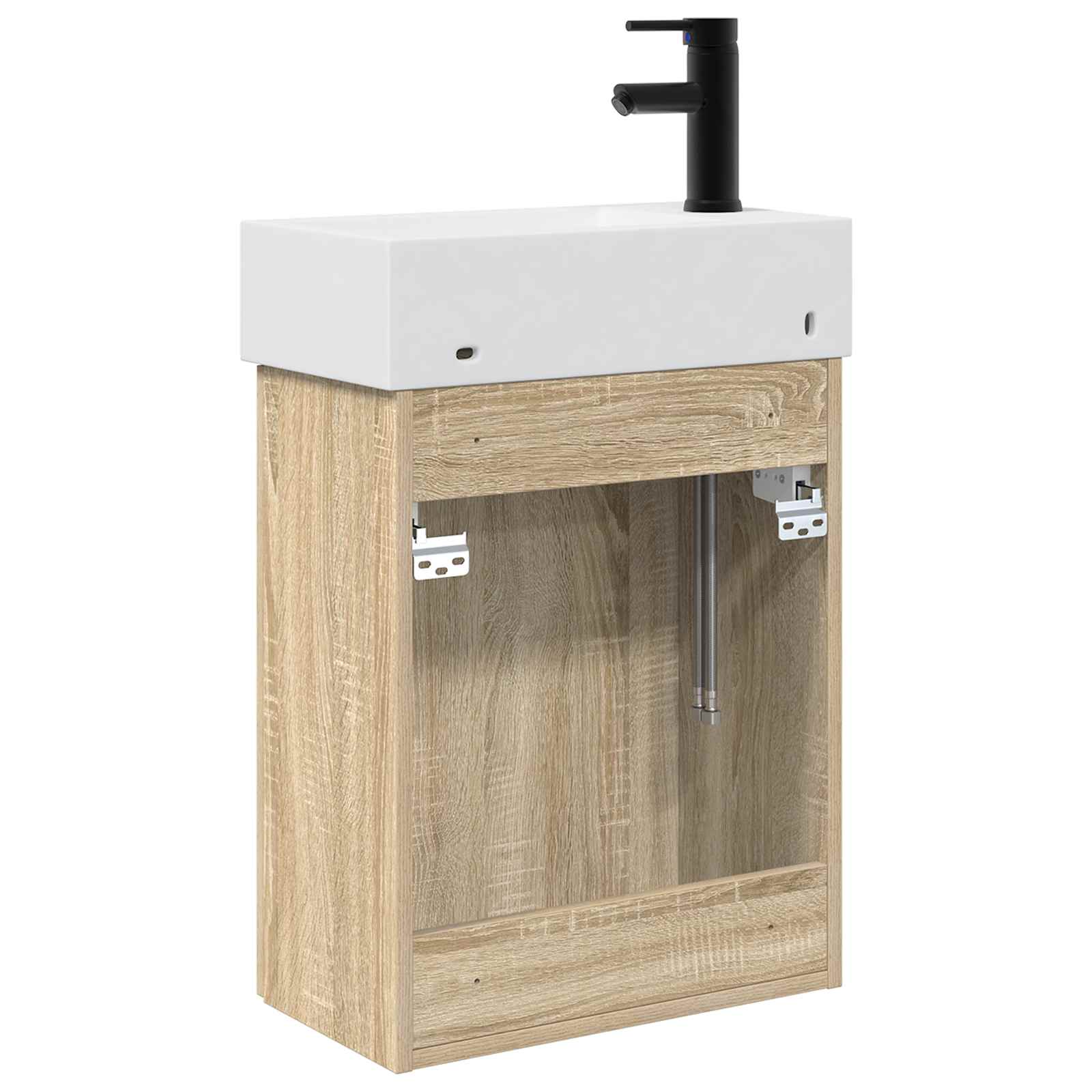 Badkamerkast met opslag Sonoma Eiken 45,5 x 22,5 x 84 cm is nu te koop bij PeponiXL, paradijselijk wonen!