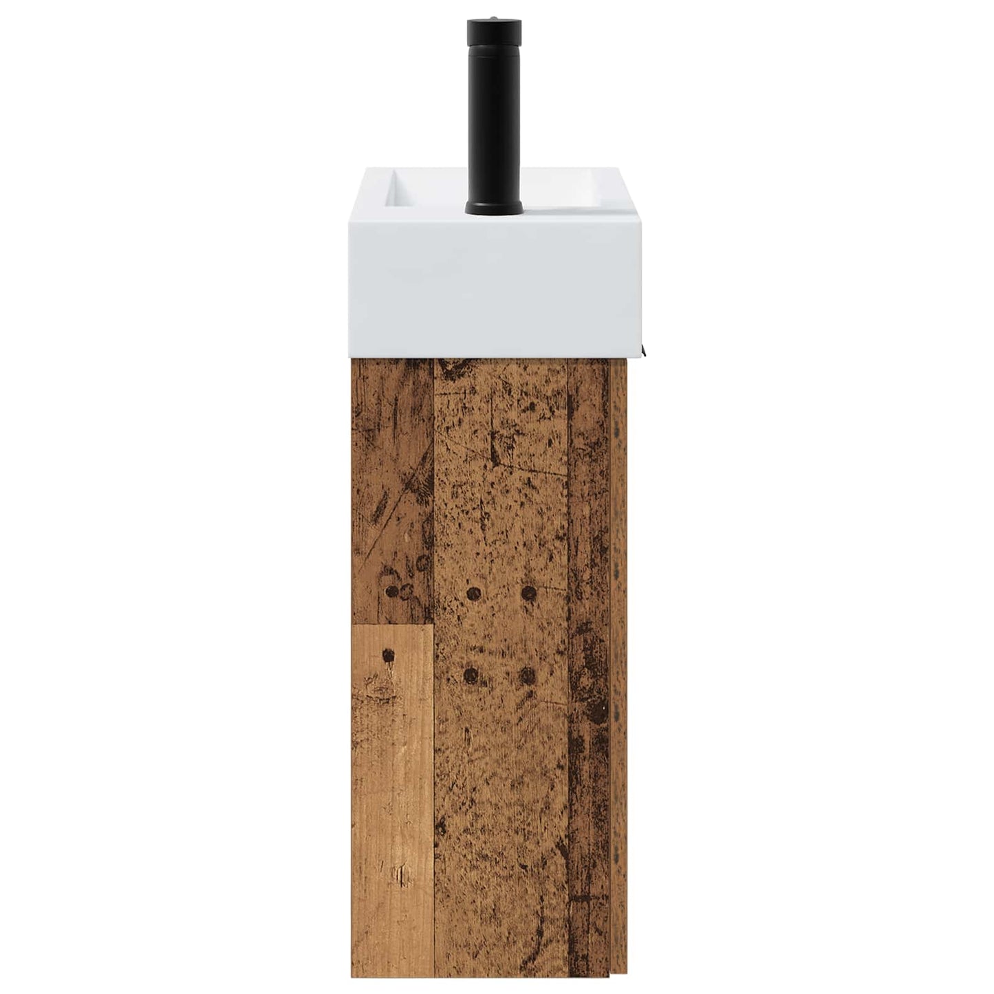 Badkamermeubel met kraan Oud hout 45,5 x 22,5 x 84 cm is nu te koop bij PeponiXL, paradijselijk wonen!