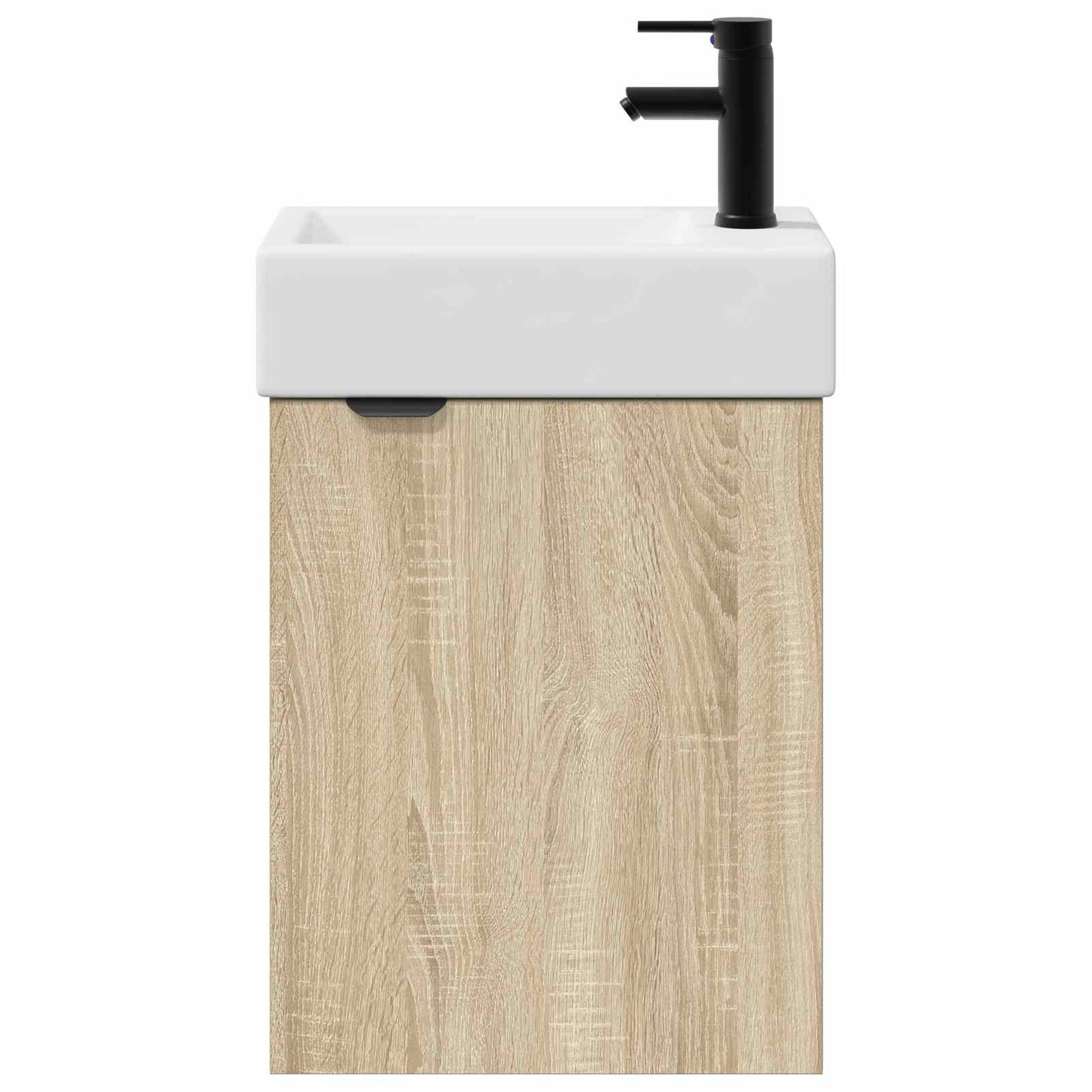 Badkamermeubel met kraan Sonoma Eiken 45,5 x 22,5 x 84 cm is nu te koop bij PeponiXL, paradijselijk wonen!