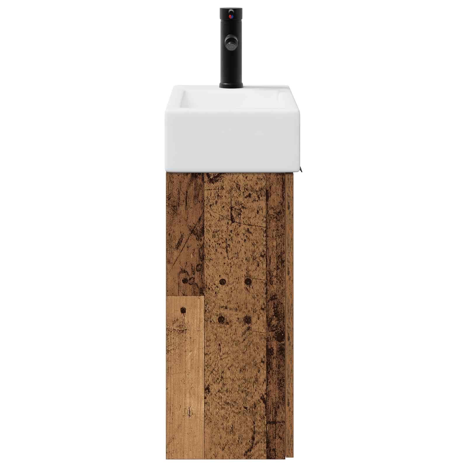 Badkamermeubel met kraan Oud hout 45,5 x 22,5 x 84 cm is nu te koop bij PeponiXL, paradijselijk wonen!