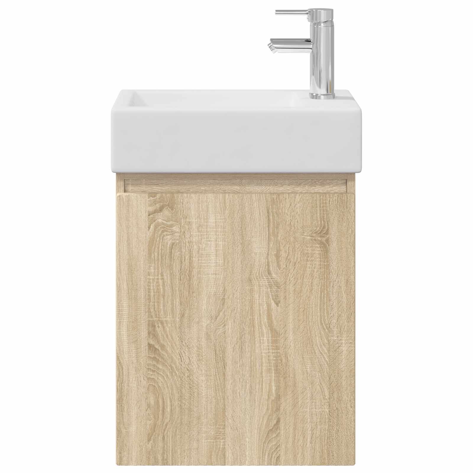 Badkamermeubel met kraan Sonoma Eiken 45,5 x 22,5 x 84 cm is nu te koop bij PeponiXL, paradijselijk wonen!