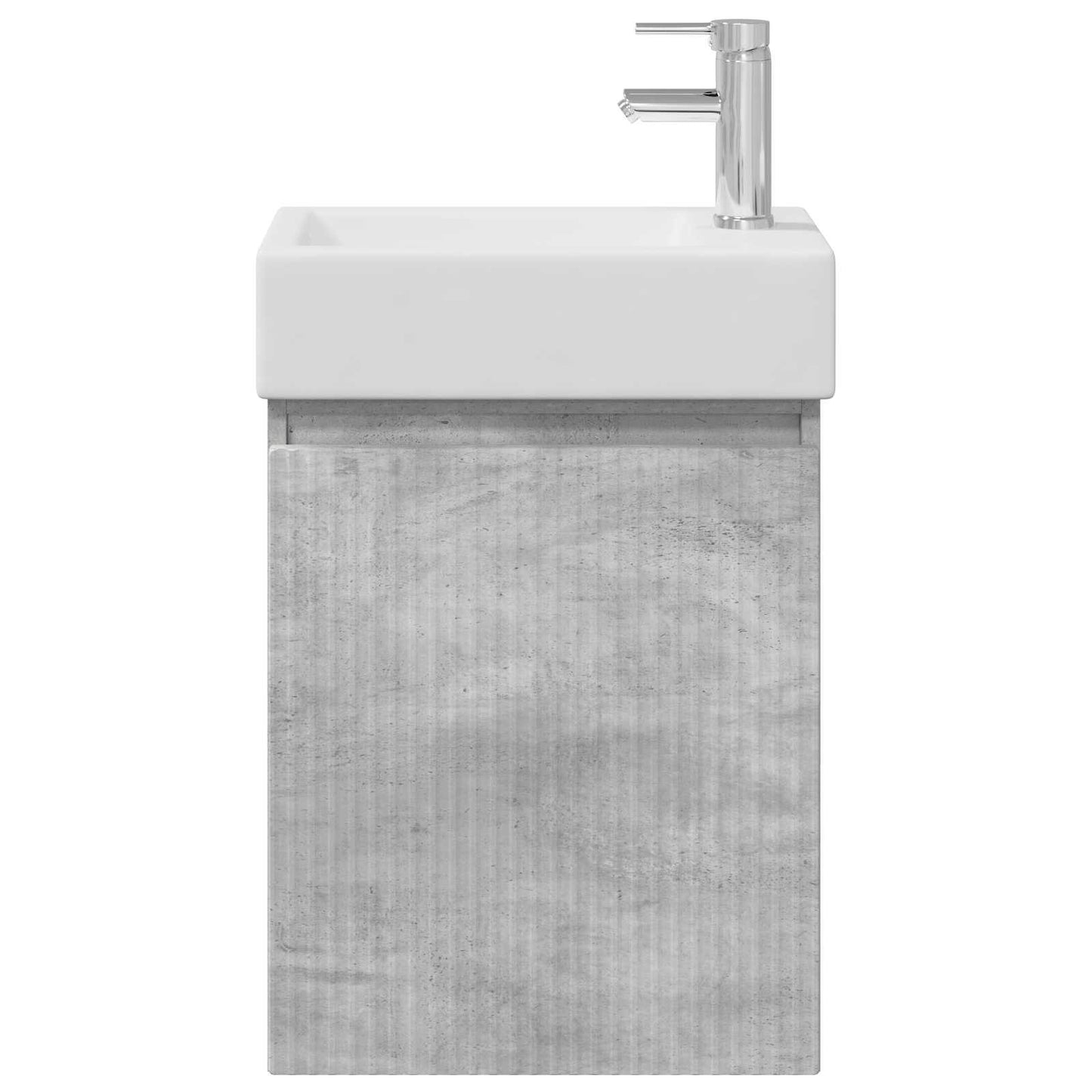 Badkamermeubel met kraan Betongrijs 45,5 x 22,5 x 84 cm is nu te koop bij PeponiXL, paradijselijk wonen!