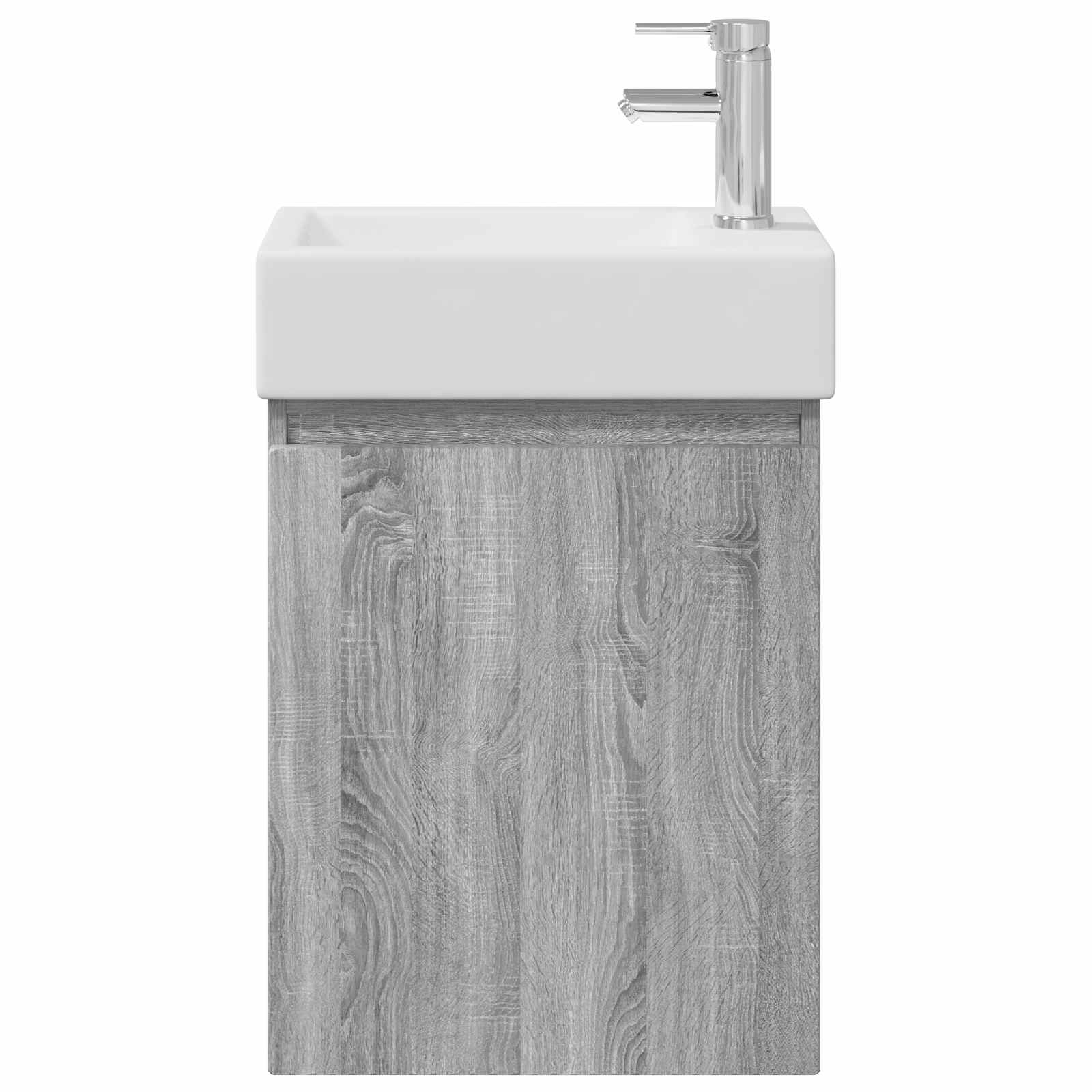 Badkamermeubel met kraan Grijs Sonoma 45,5 x 22,5 x 84 cm is nu te koop bij PeponiXL, paradijselijk wonen!