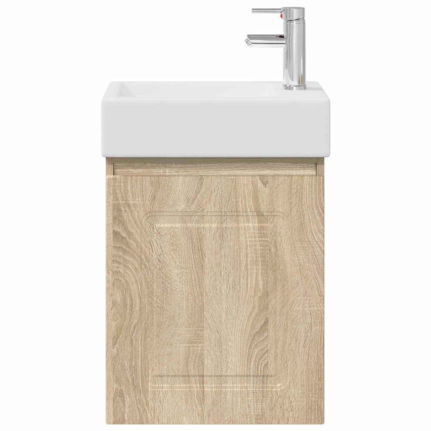 Badkamermeubel met kraan Sonoma Eiken 45,5 x 22,5 x 84 cm is nu te koop bij PeponiXL, paradijselijk wonen!