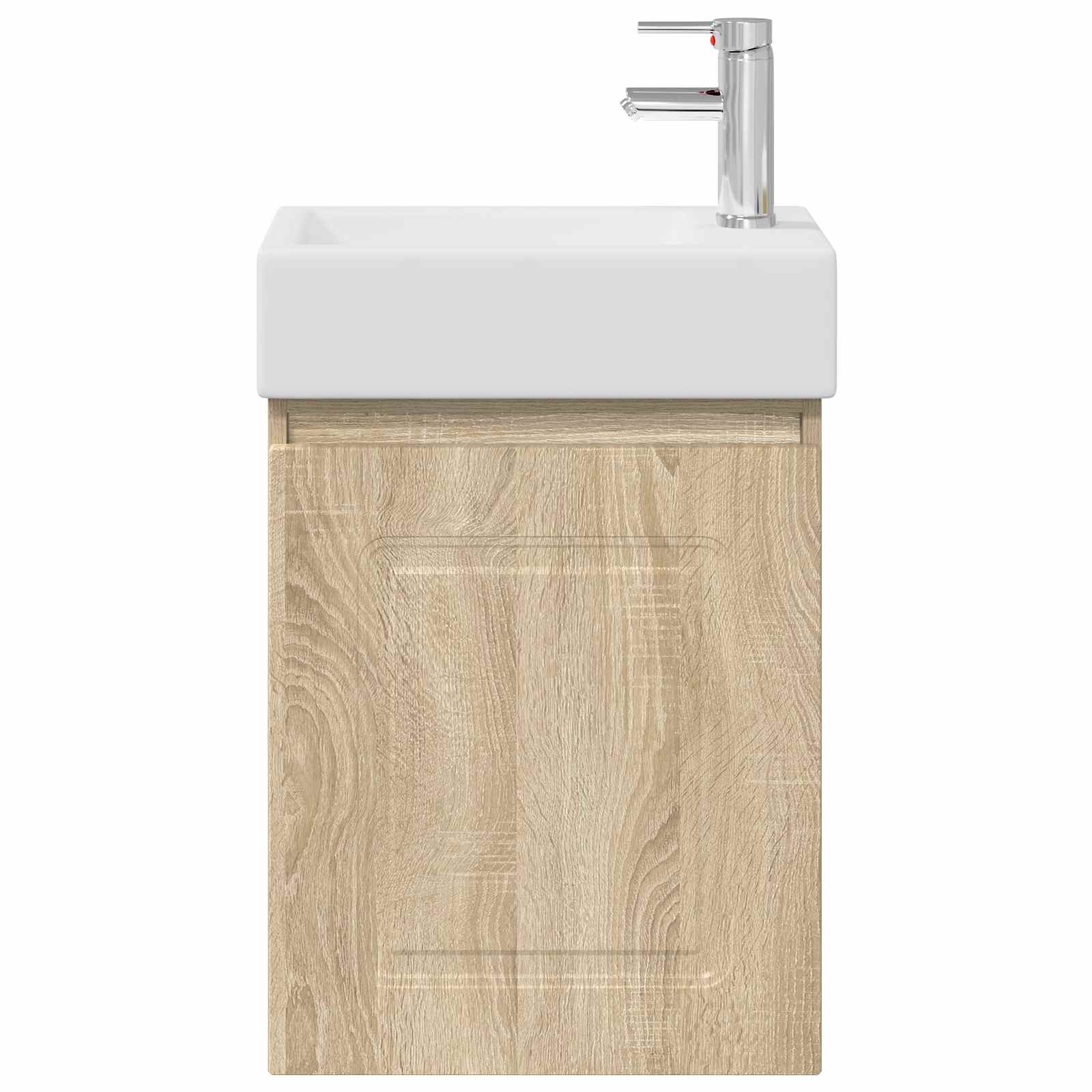 Badkamermeubel met kraan Sonoma Eiken 45,5 x 22,5 x 84 cm is nu te koop bij PeponiXL, paradijselijk wonen!