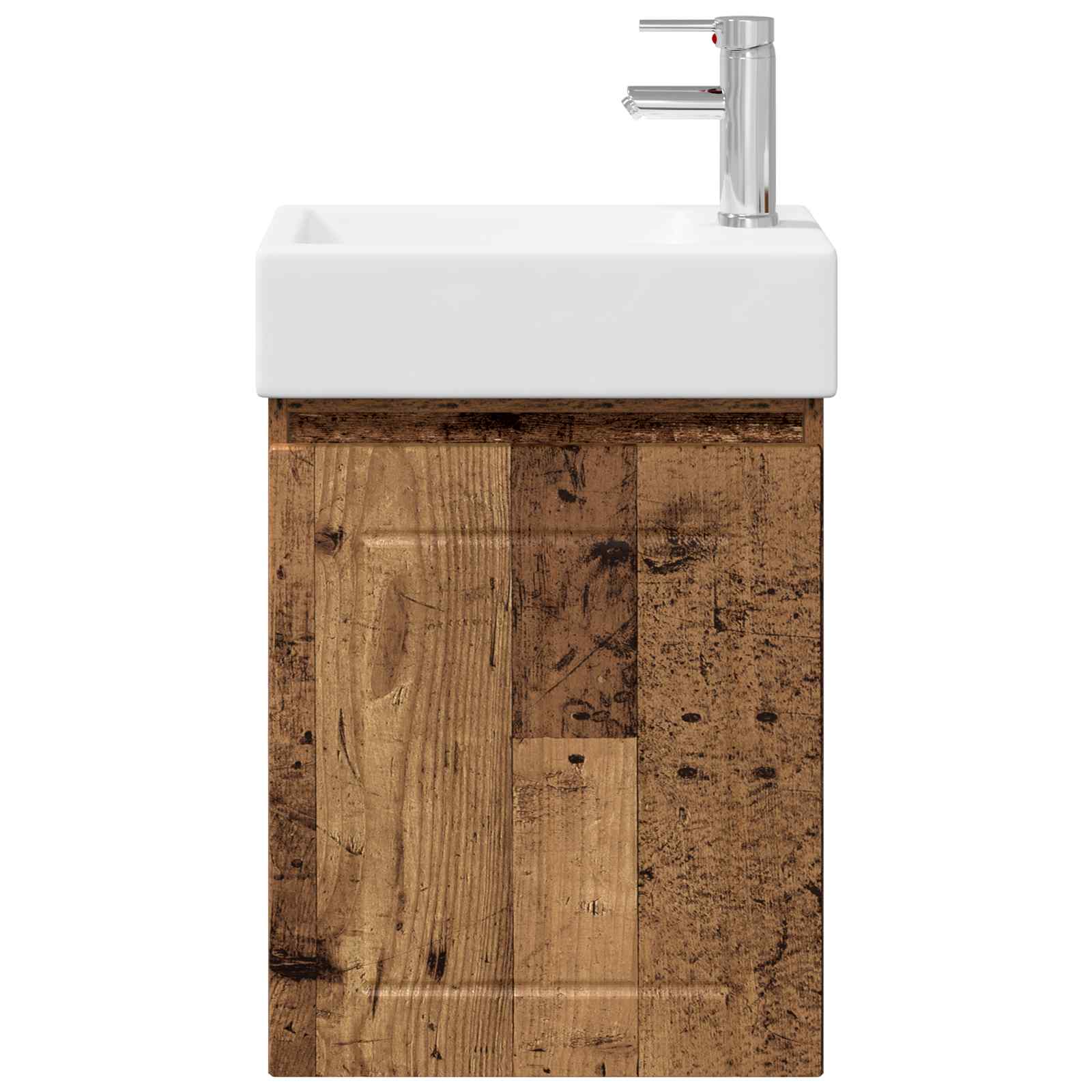 Badkamermeubel met kraan Oud hout 45,5 x 25,5 x 84 cm is nu te koop bij PeponiXL, paradijselijk wonen!
