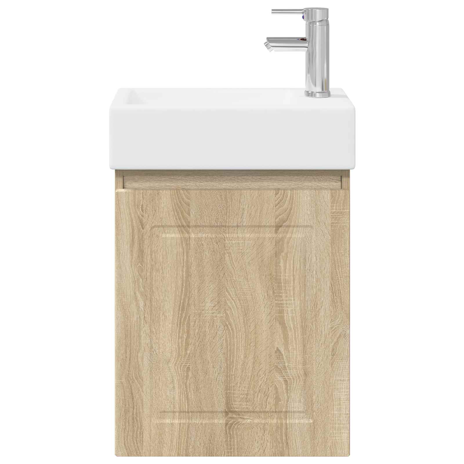 Badkamermeubel met kraan Sonoma Eiken 45,5 x 22,5 x 84 cm is nu te koop bij PeponiXL, paradijselijk wonen!