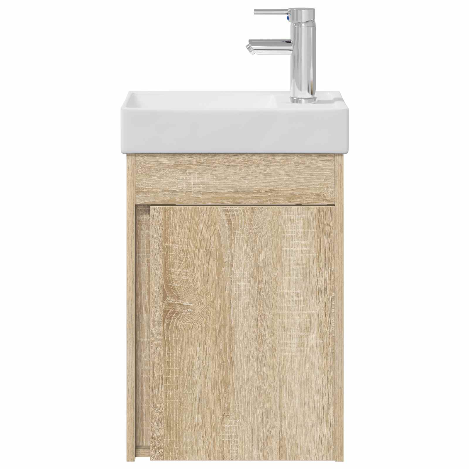 Badkamermeubel met kraan Sonoma Eiken 40,5 x 22,5 x 62 cm is nu te koop bij PeponiXL, paradijselijk wonen!