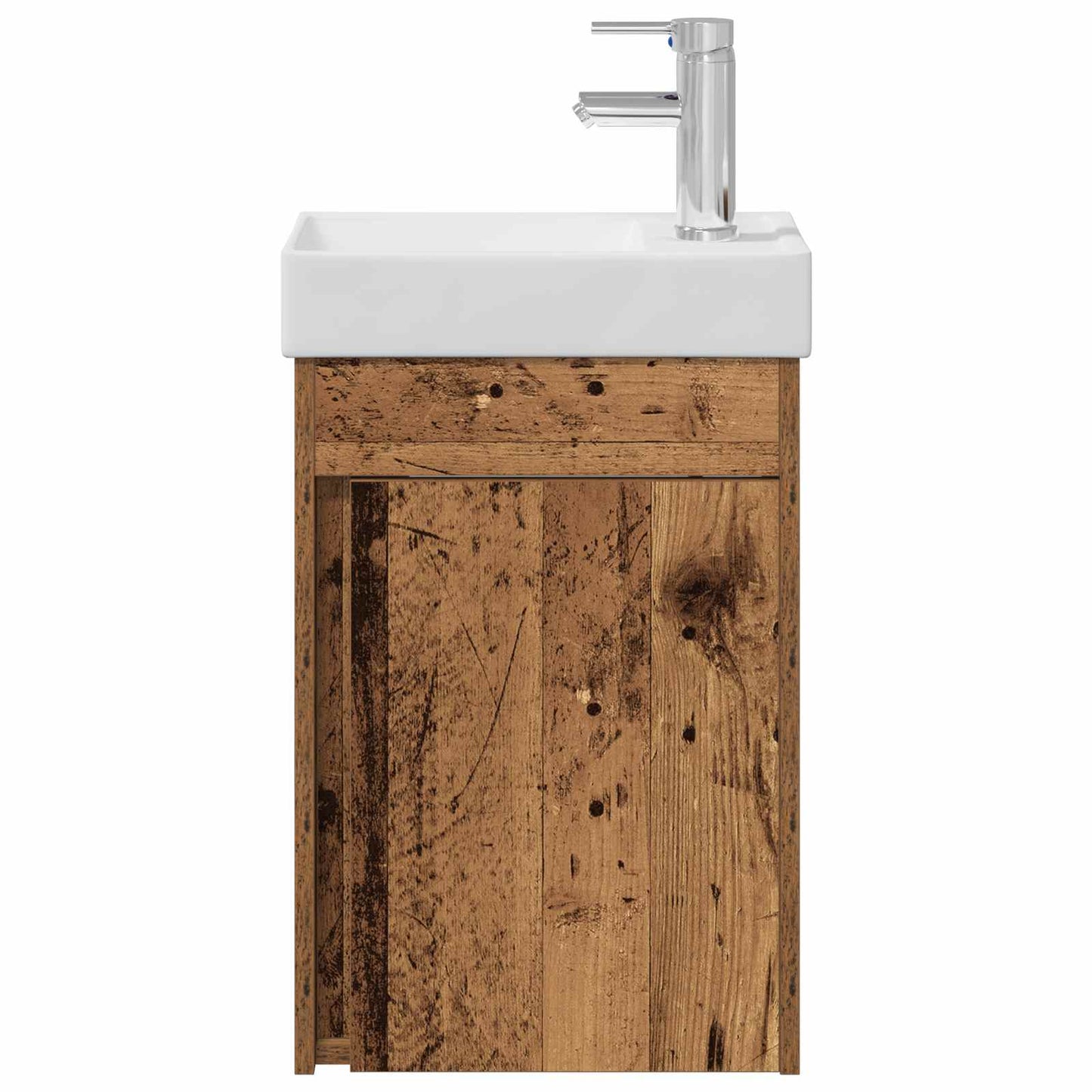 Badkamermeubel met kraan Oud hout 40,5 x 22,5 x 62 cm is nu te koop bij PeponiXL, paradijselijk wonen!