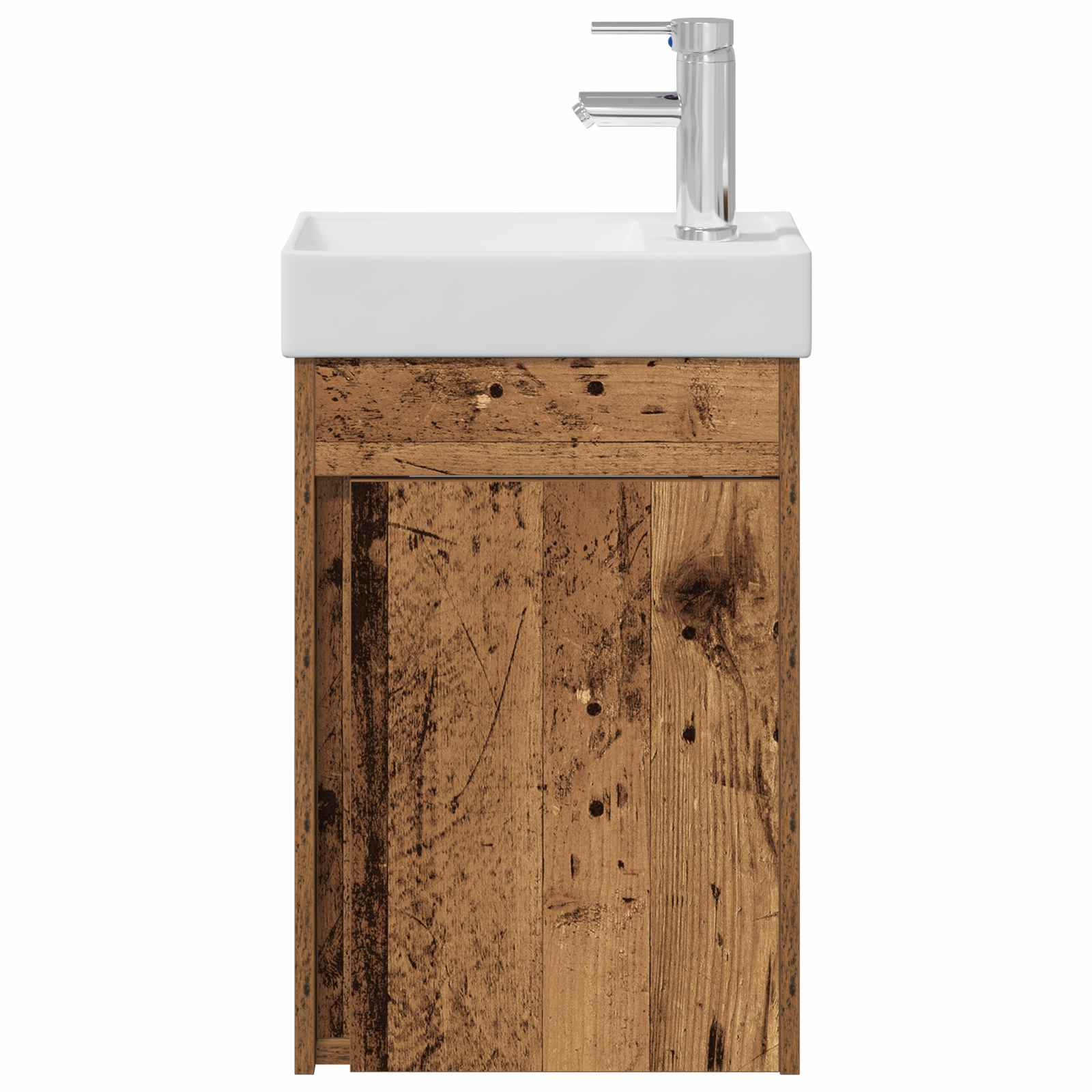Badkamermeubel met kraan Oud hout 40,5 x 22,5 x 62 cm is nu te koop bij PeponiXL, paradijselijk wonen!