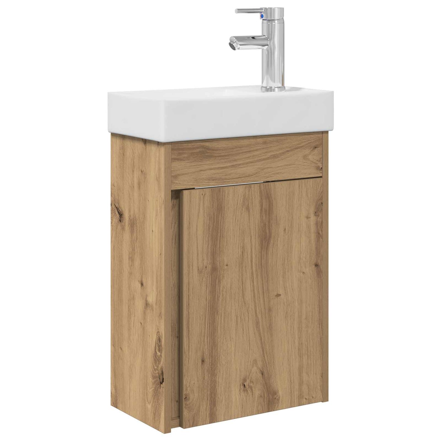 Badkamerkast met wastafel Artisan eik 40,5 x 22,5 x 62 cm is nu te koop bij PeponiXL, paradijselijk wonen!